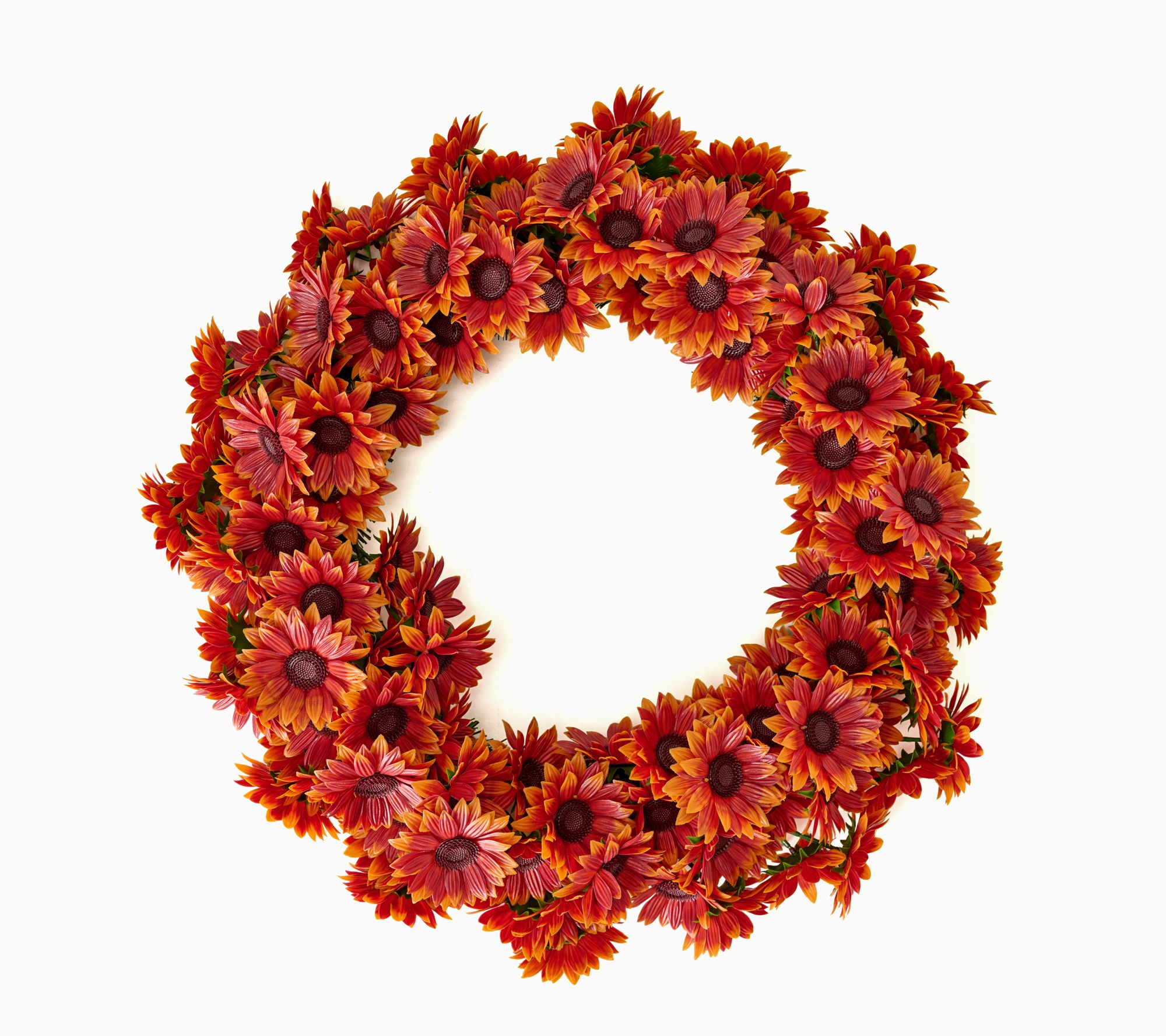 Wicker Park 24" Indoor/Outdoor Sunflower Wreath