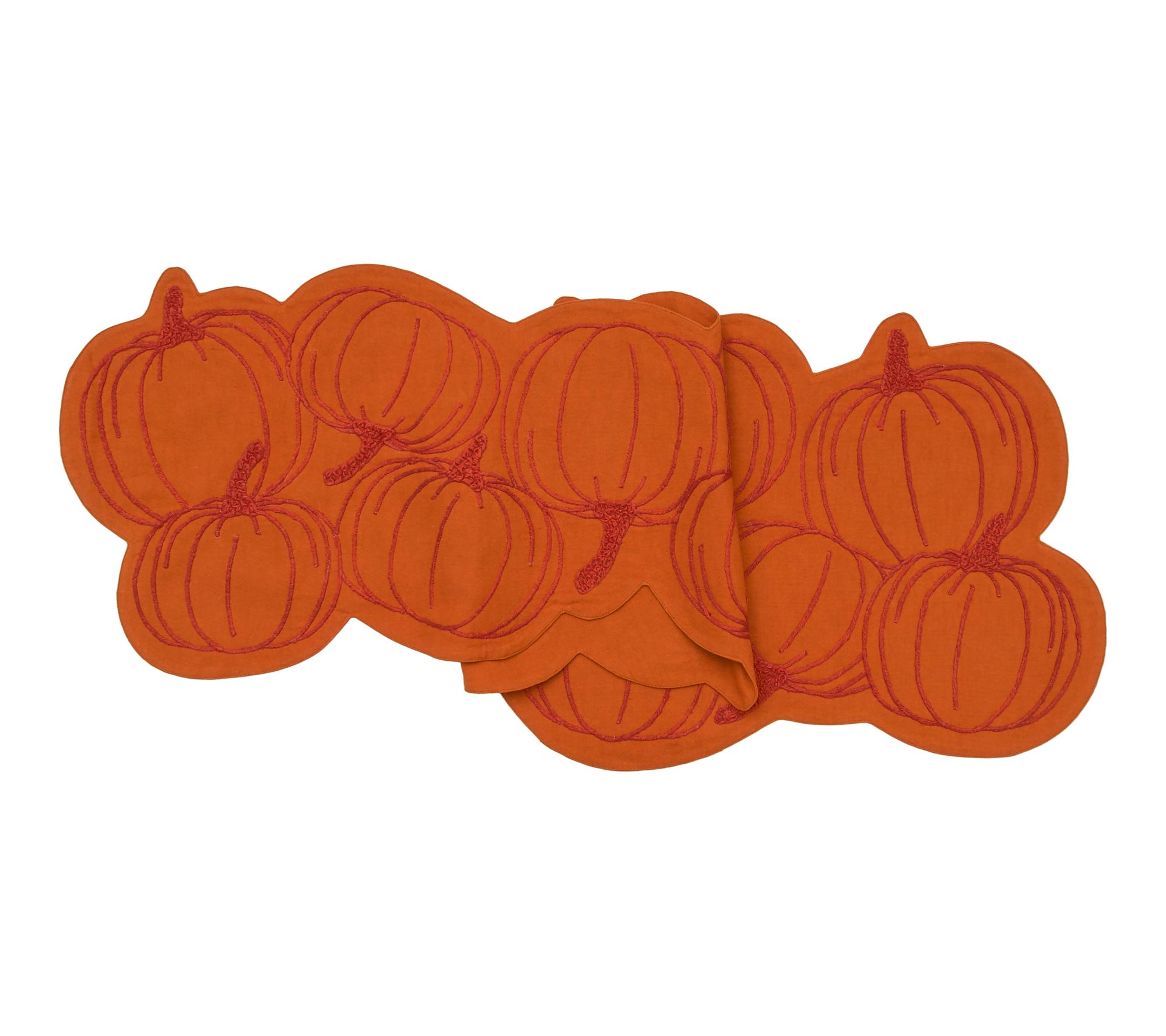 Lux Harvest Pumpkin Tufted Fall Runner by Valerie
