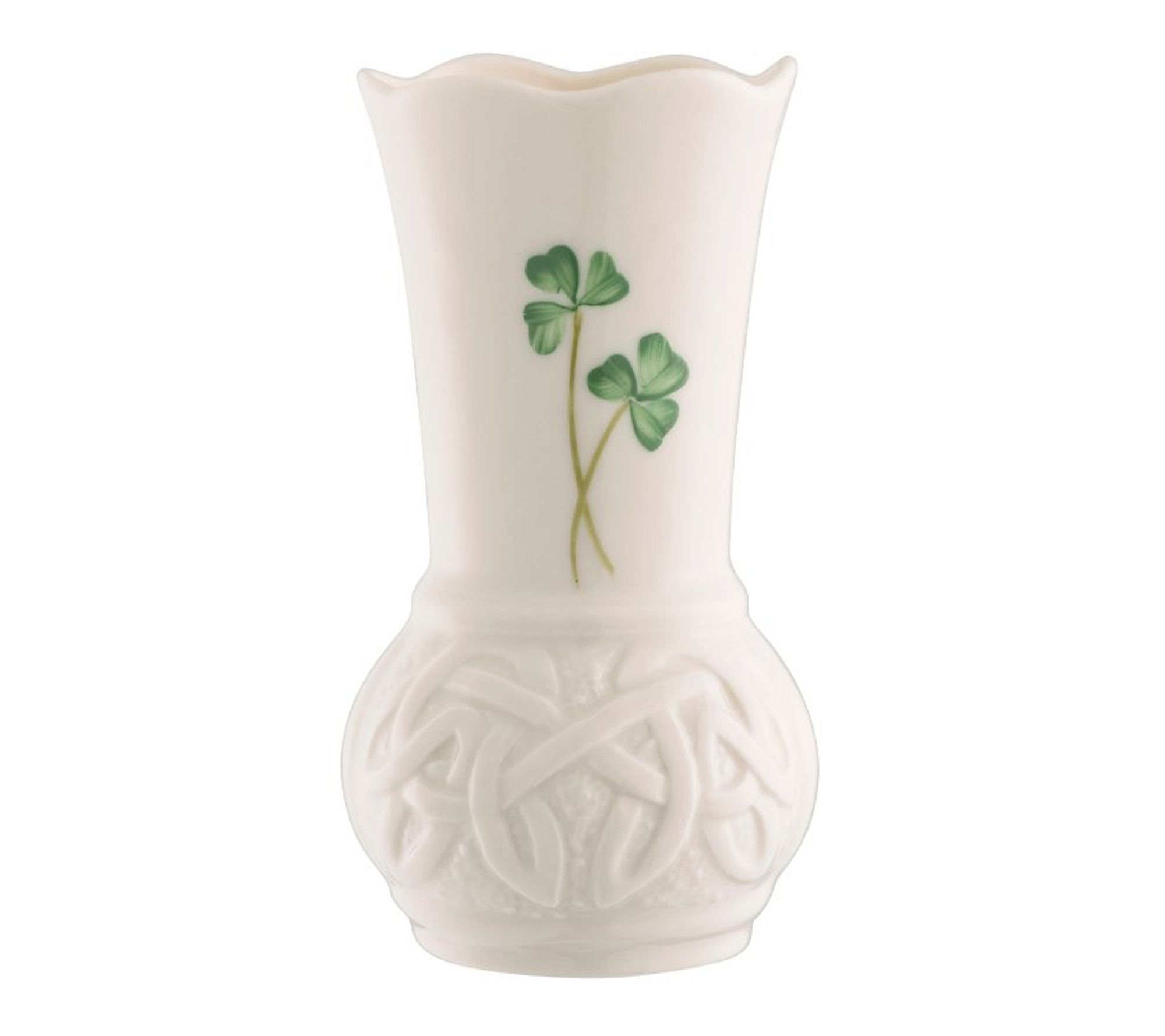 Belleek Pottery Durrow Posy Vase
