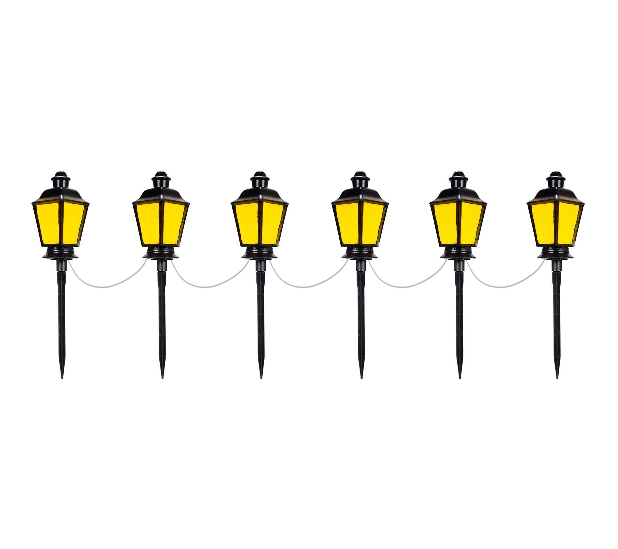 Haunted Hill Farm 1-Ft. Lantern Stakes with Lights