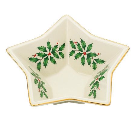 Lenox Holiday Star Bowl Qvc Com