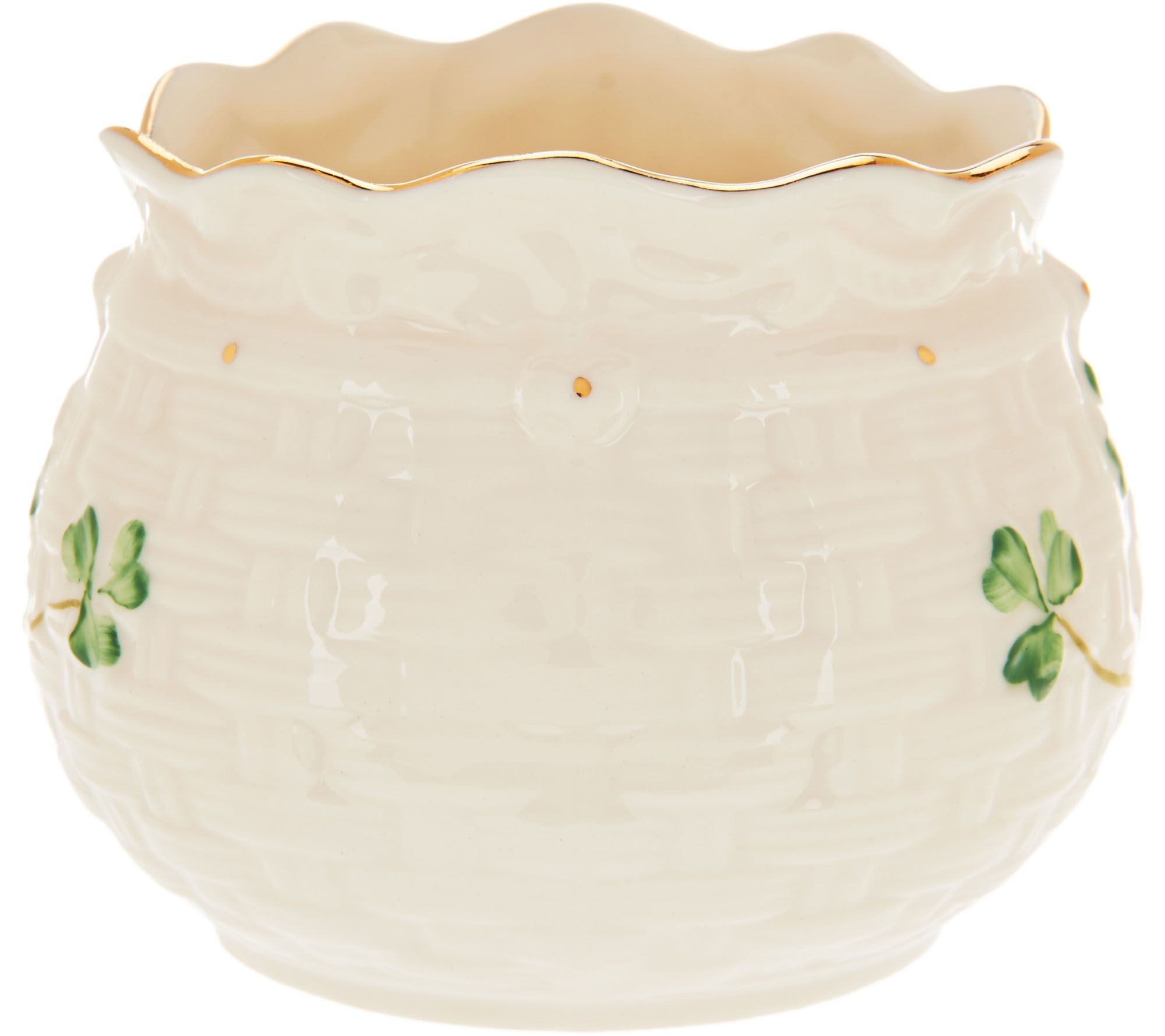 Belleek Kells Choice of Vase or Bowl