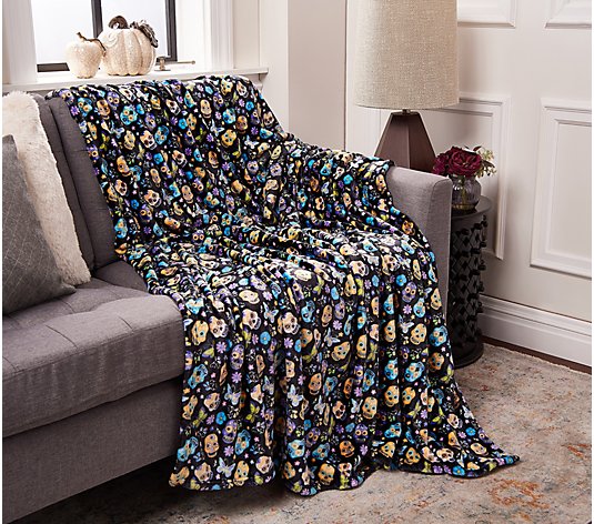 Home Reflections Day of the Dead Oversized Printed Throw