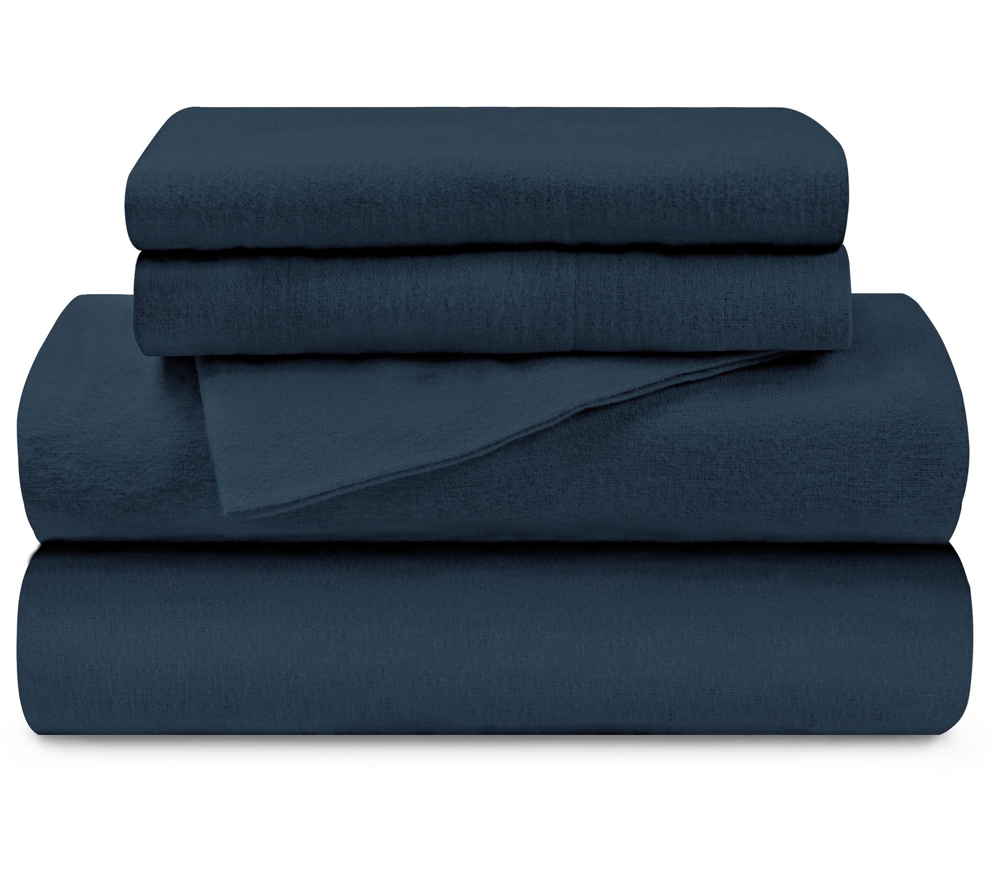 Superior Solid Cotton Flannel Deep Pocket Sheet Set, King