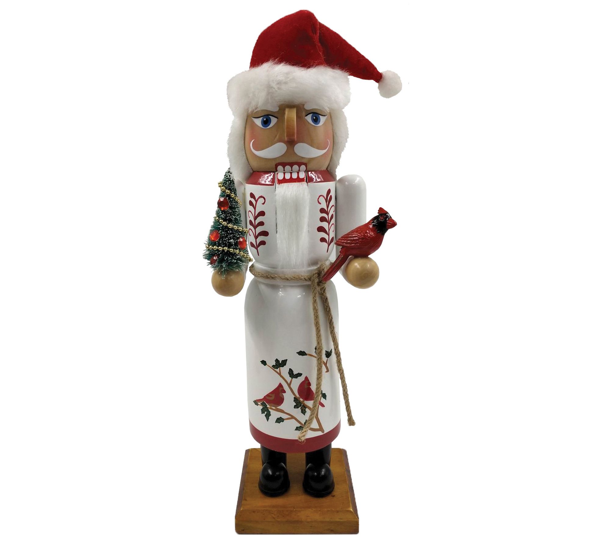 SW 14" Cardinal Claus nutcracker