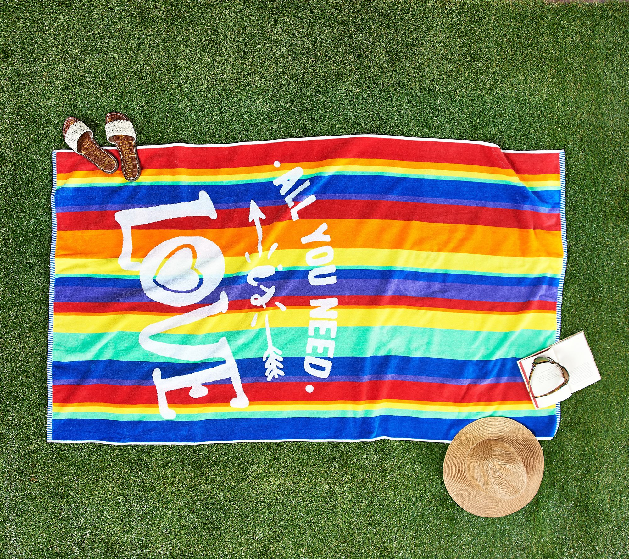 Oversized Colored Beach Towel
