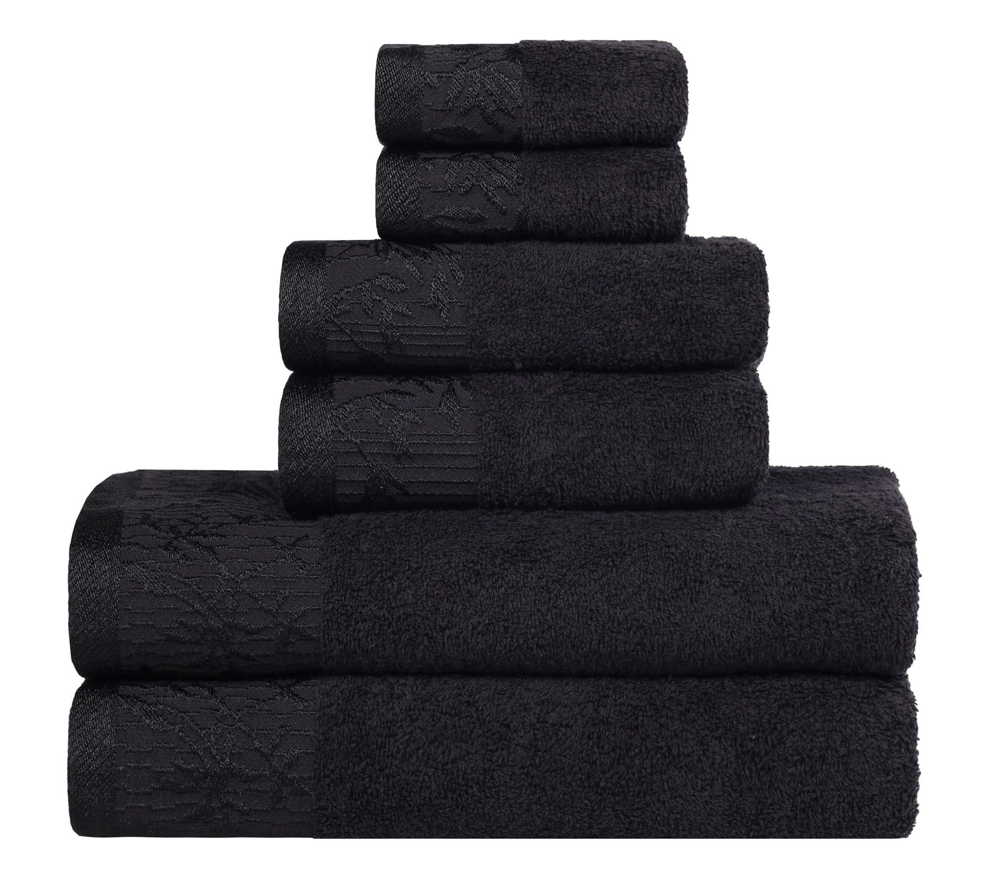 Superior Wisteria 6-Piece Ultra-Soft Absorbent Cotton Towel