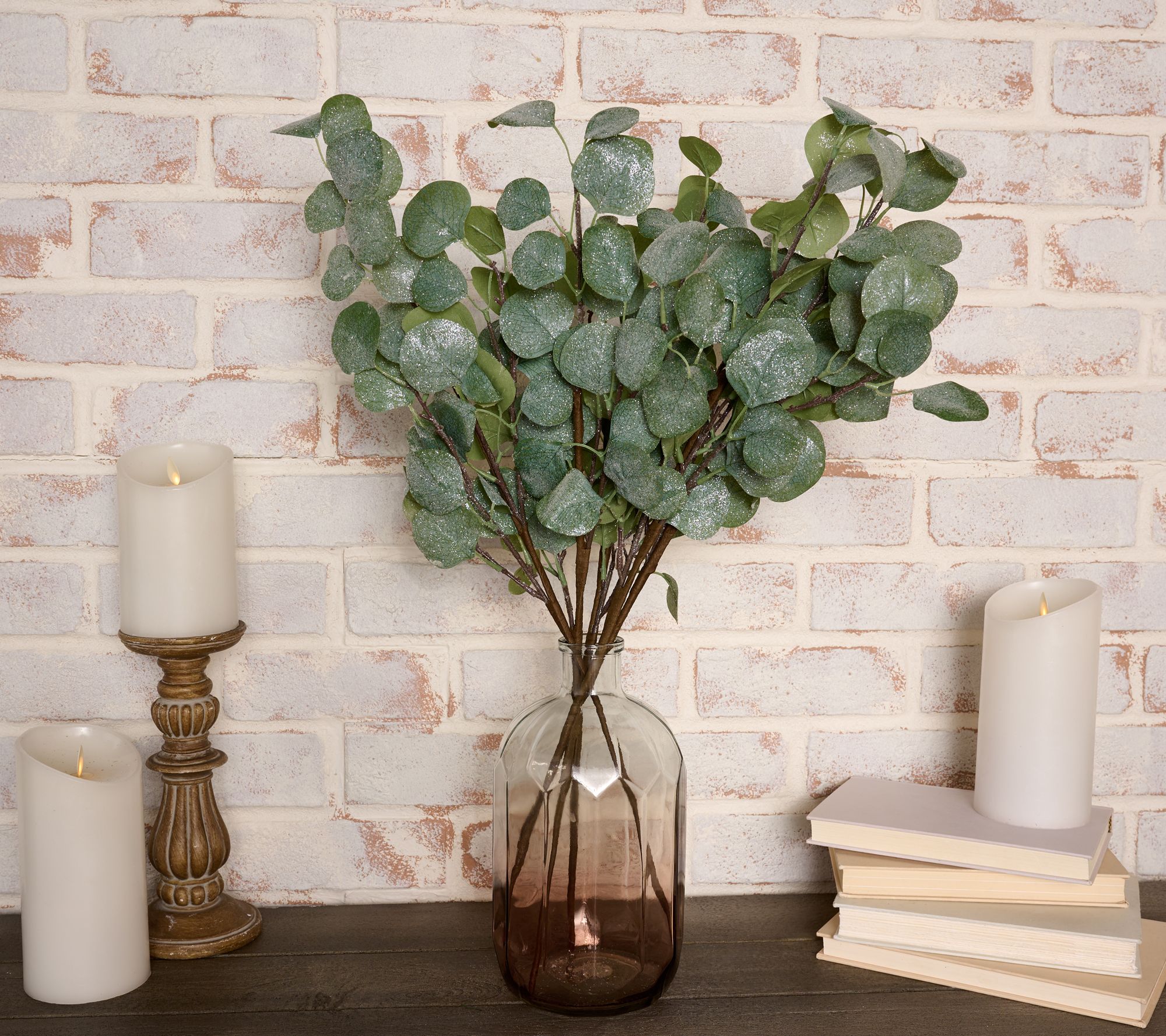Simply Stunning Set of 5 25" Eucalyptus Picks by Janine Graff