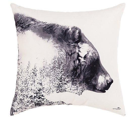 18" x 18" Forest Animal Indoor/Outdoor  Pillowby Valerie