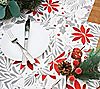 14" x 72" Poinsettia Christmas Table Runner by Valerie, 4 of 4