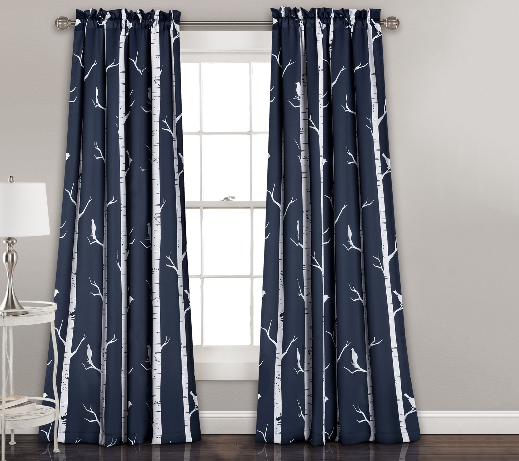 Bird on the Tree Set of 2 Room Darkening Panelsby Lush Decor