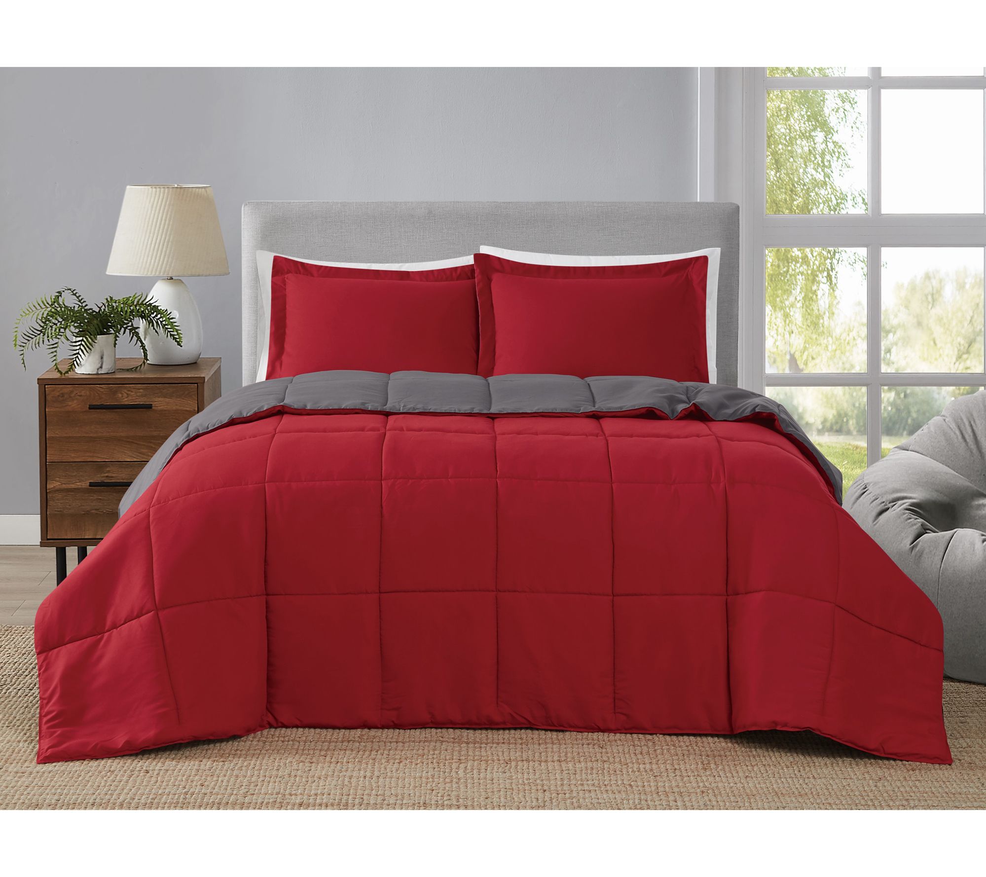 Reversible Comforter Set King