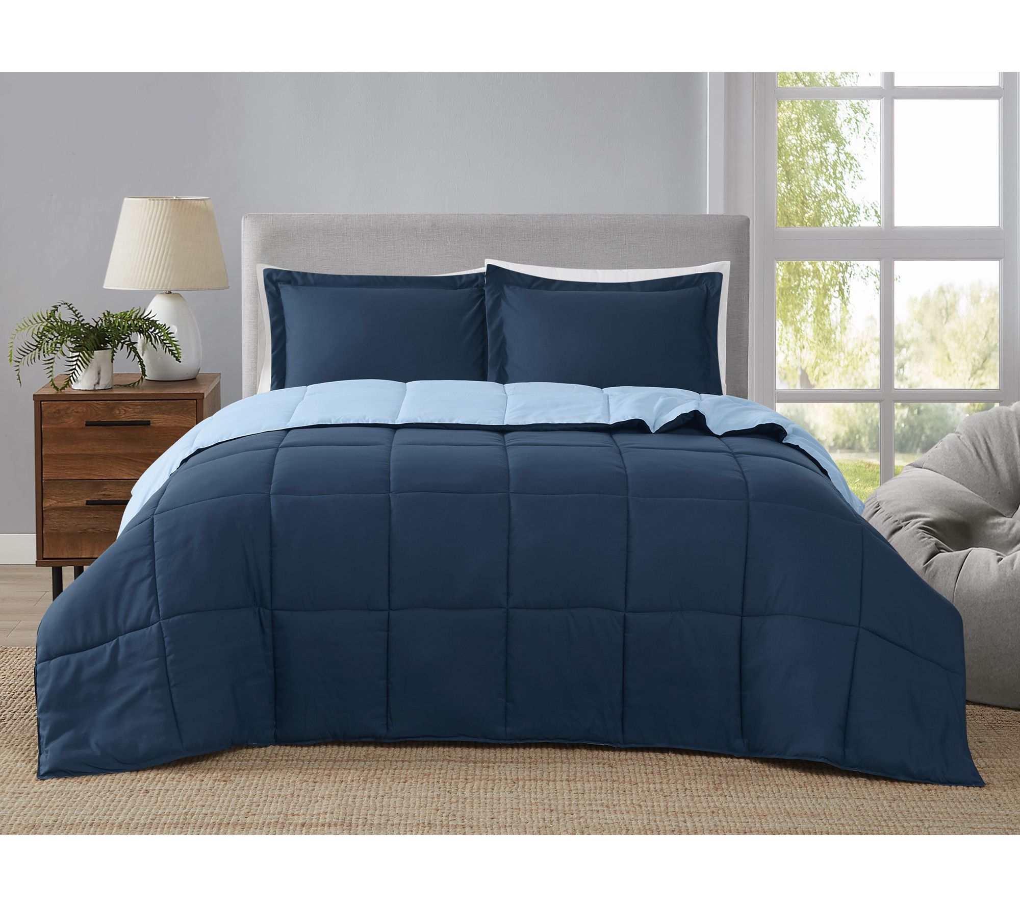 Reversible Comforter Set King
