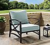 Kaplan Arm Chair in Oiled Bronze with Cushions, 5 of 6