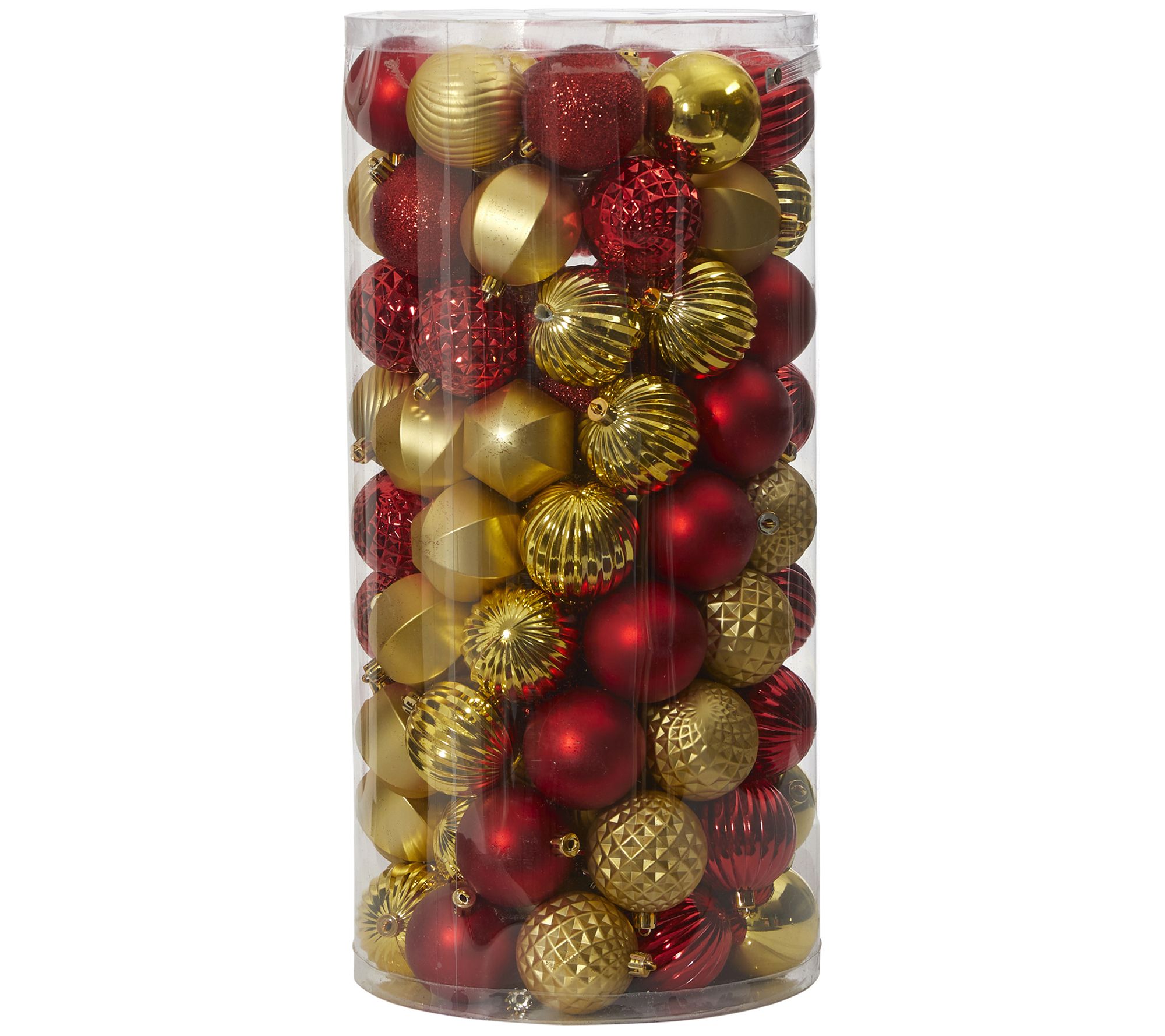 Shatterproof, 101 Count Christmas Tree Ornament Set, 60mm