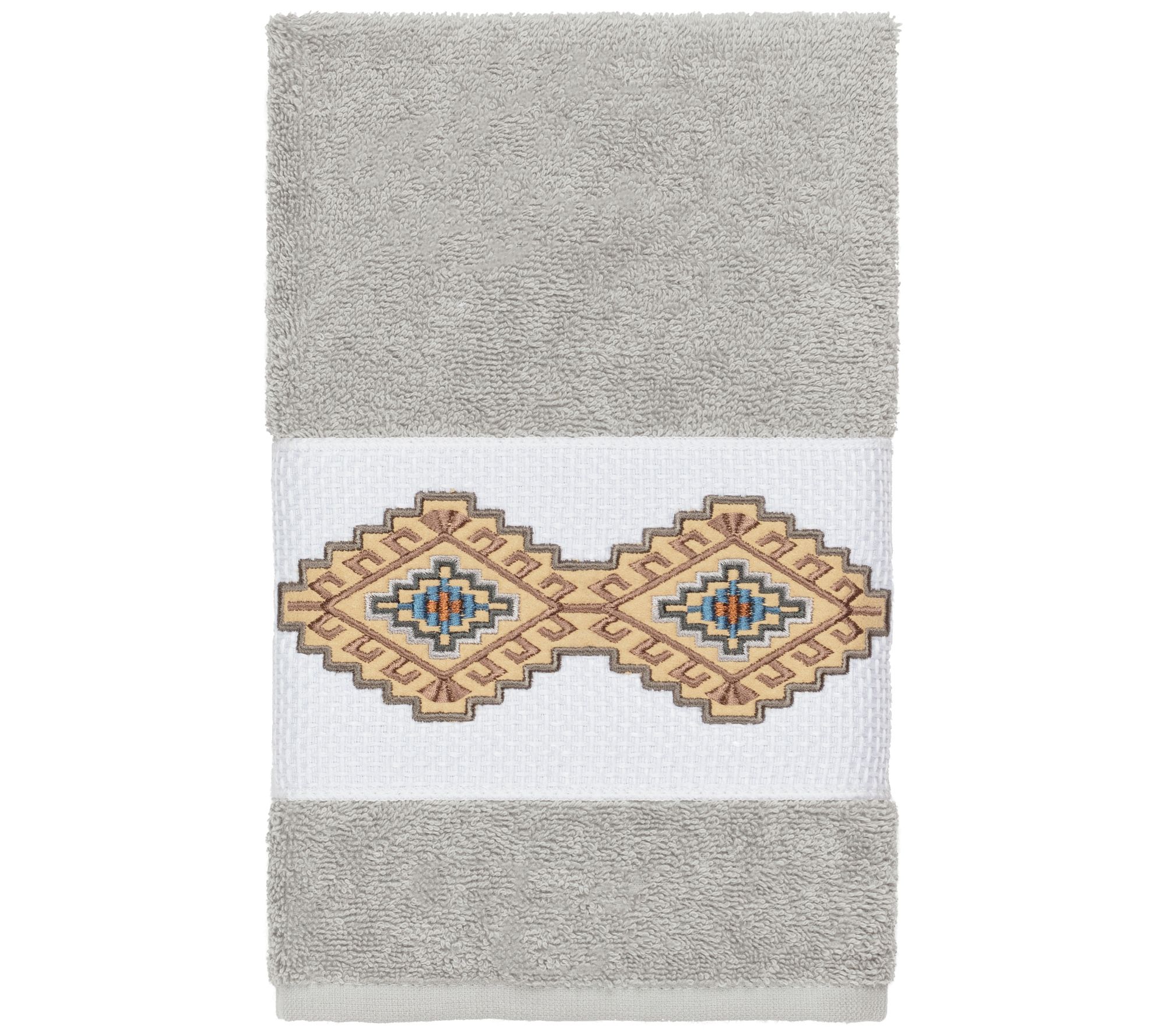 Linum Home Textiles Gianna Embellished Hand Towel
