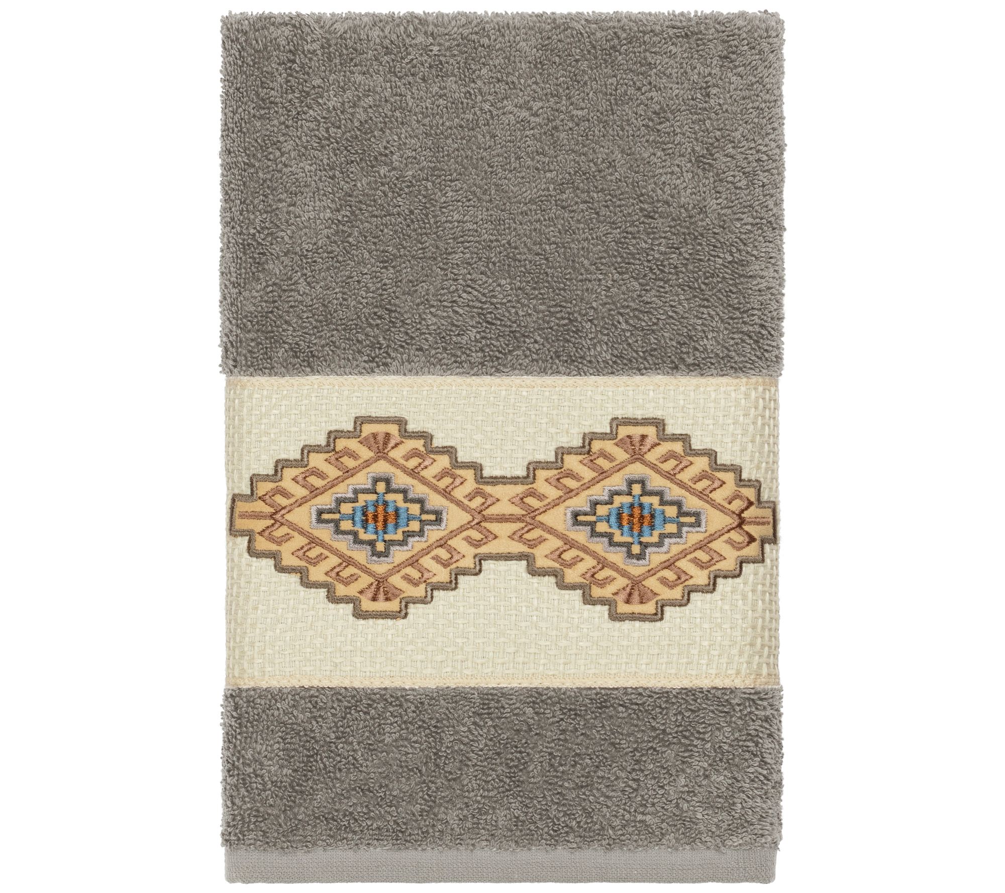 Linum Home Textiles Gianna Embellished Hand Towel