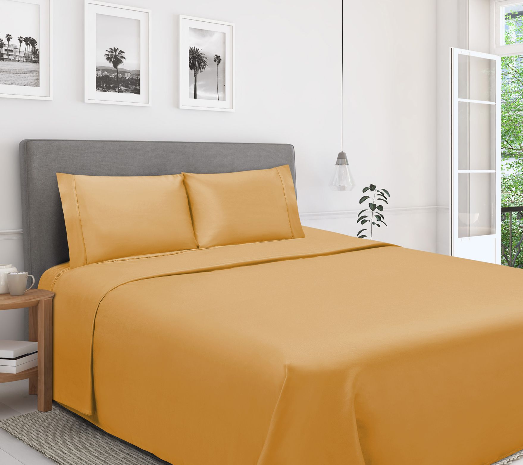 Superior 1200-TC Egyptian Cotton 4-Piece SheetSet King
