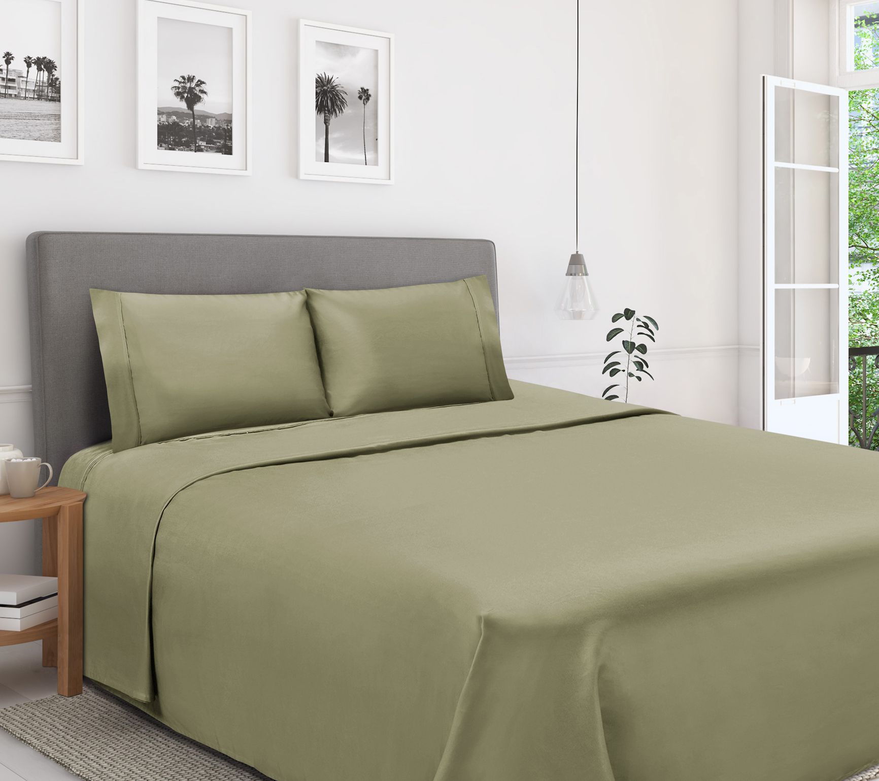 Superior 1200-TC Egyptian Cotton 4-Piece SheetSet King
