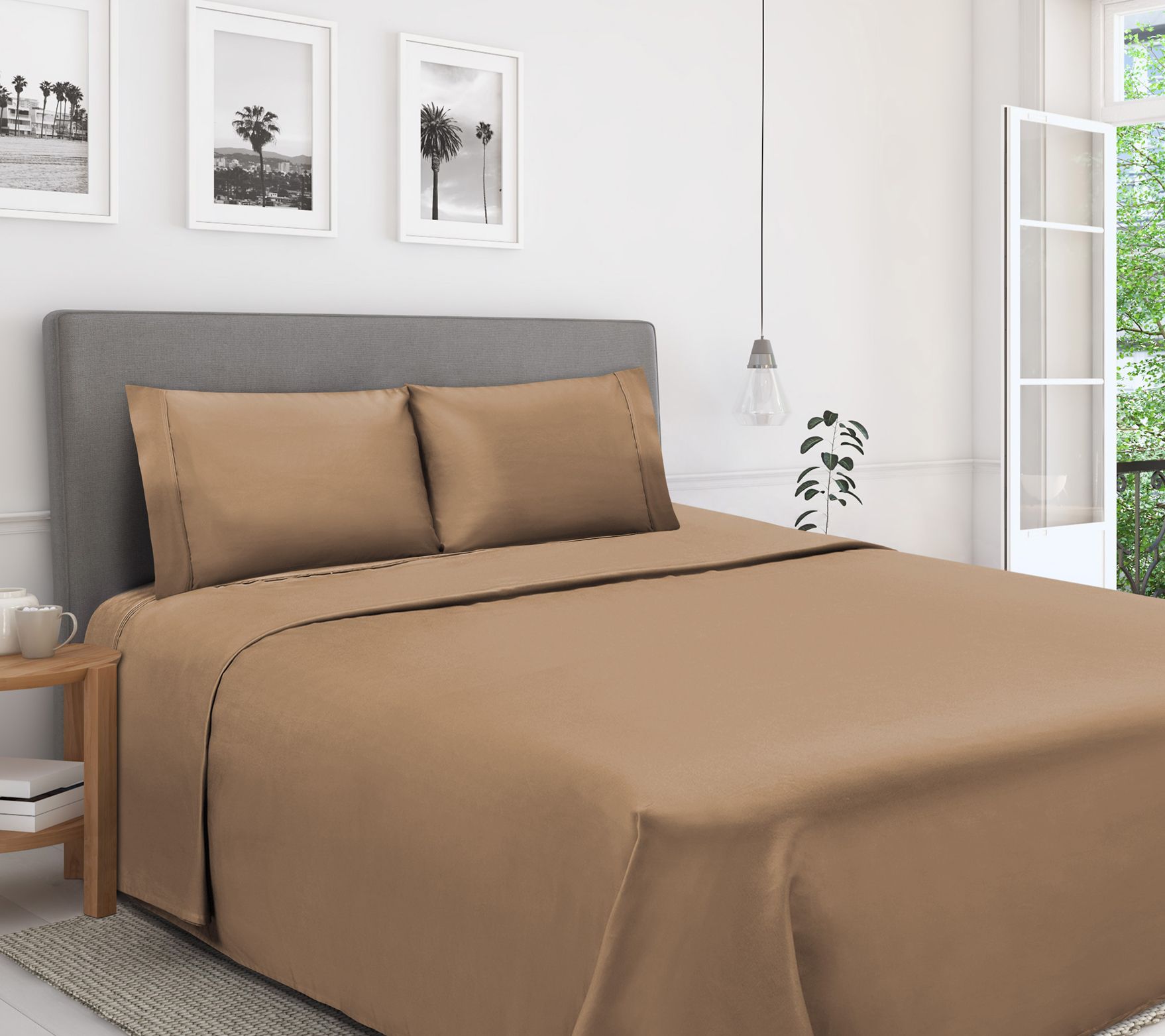 Superior 1200-TC Egyptian Cotton 4-Piece SheetSet King