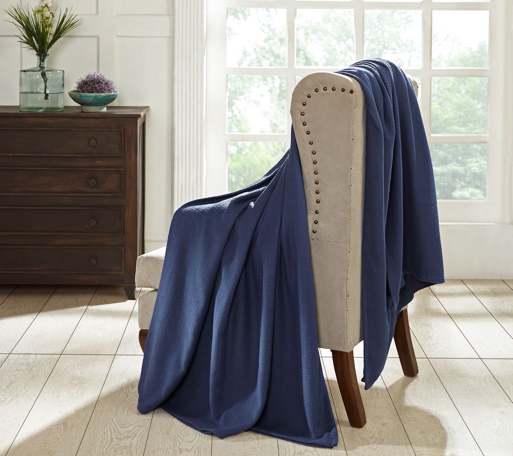 Superior Textured Cotton Weave Blanket, King