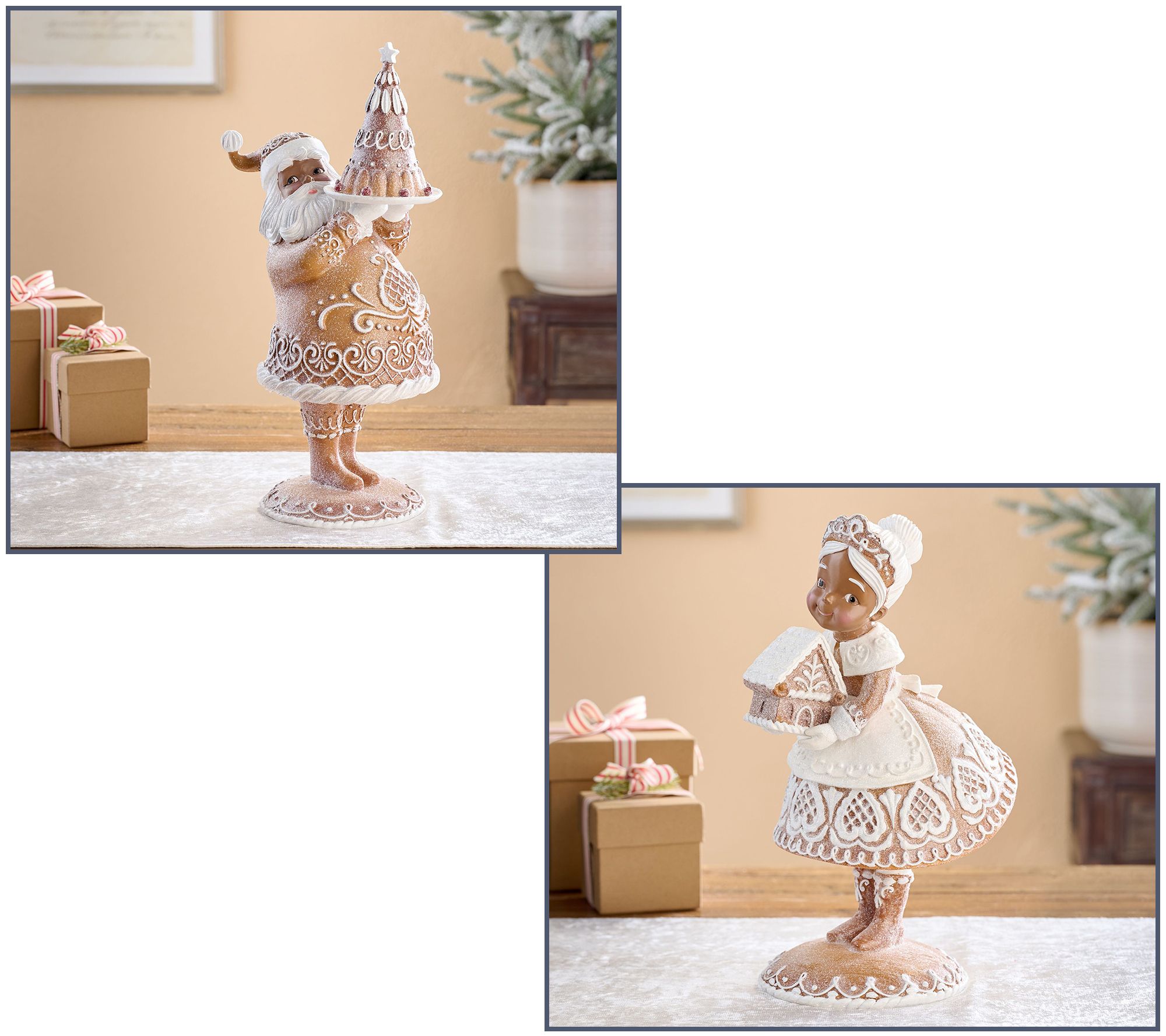 Baking Gingerbread Lace Figures by Valerie - QVC.com