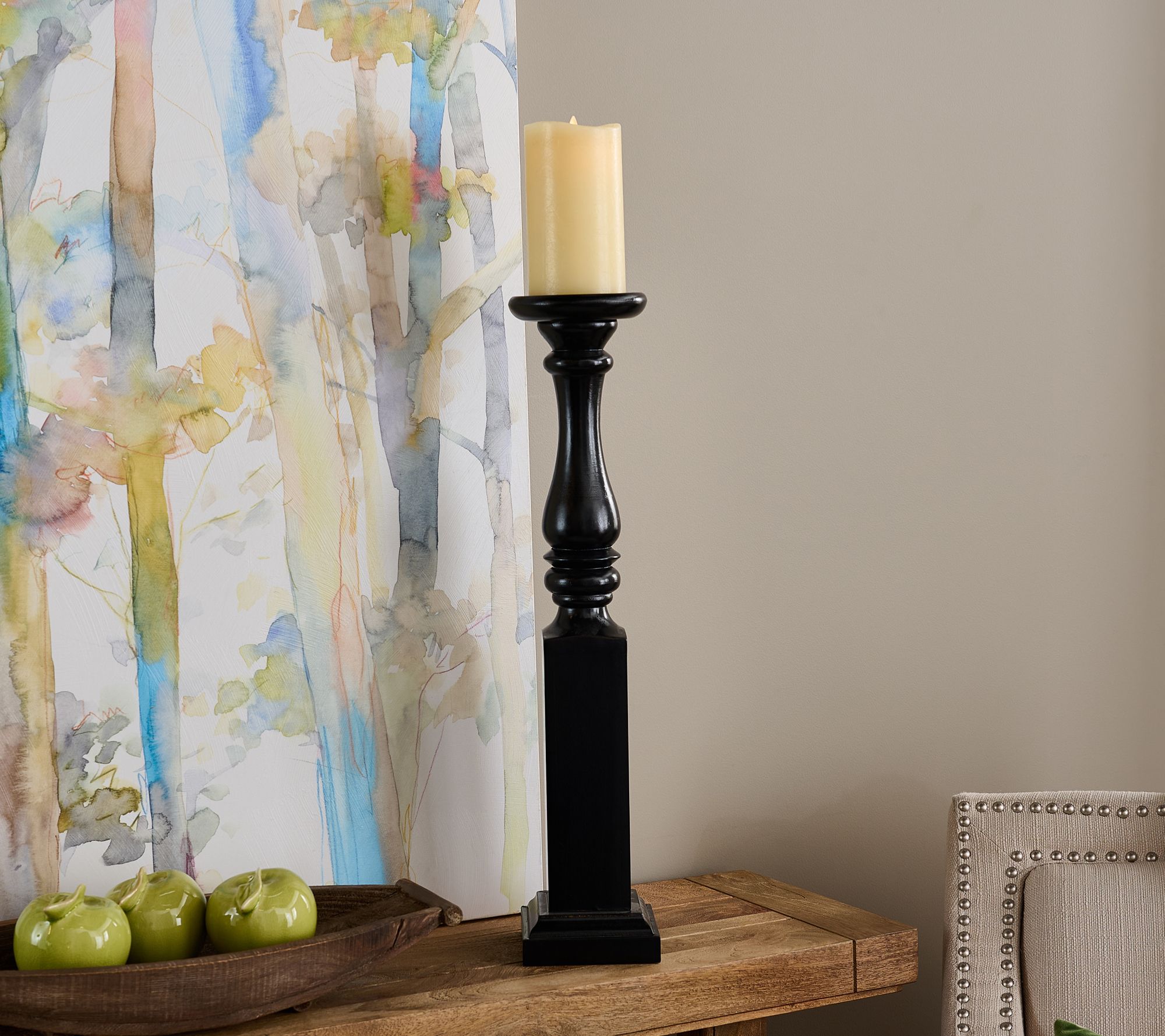 24.5" Oversized Pedestal Candle Holder by Valerie