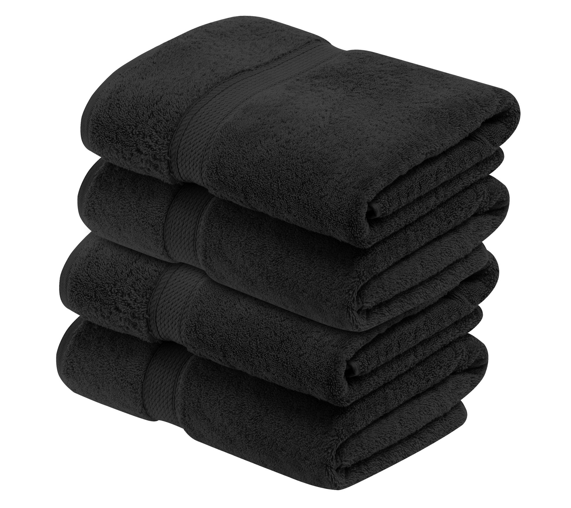 Superior Egyptian Cotton Plush Absorbent 4-PC Bath Towel Set