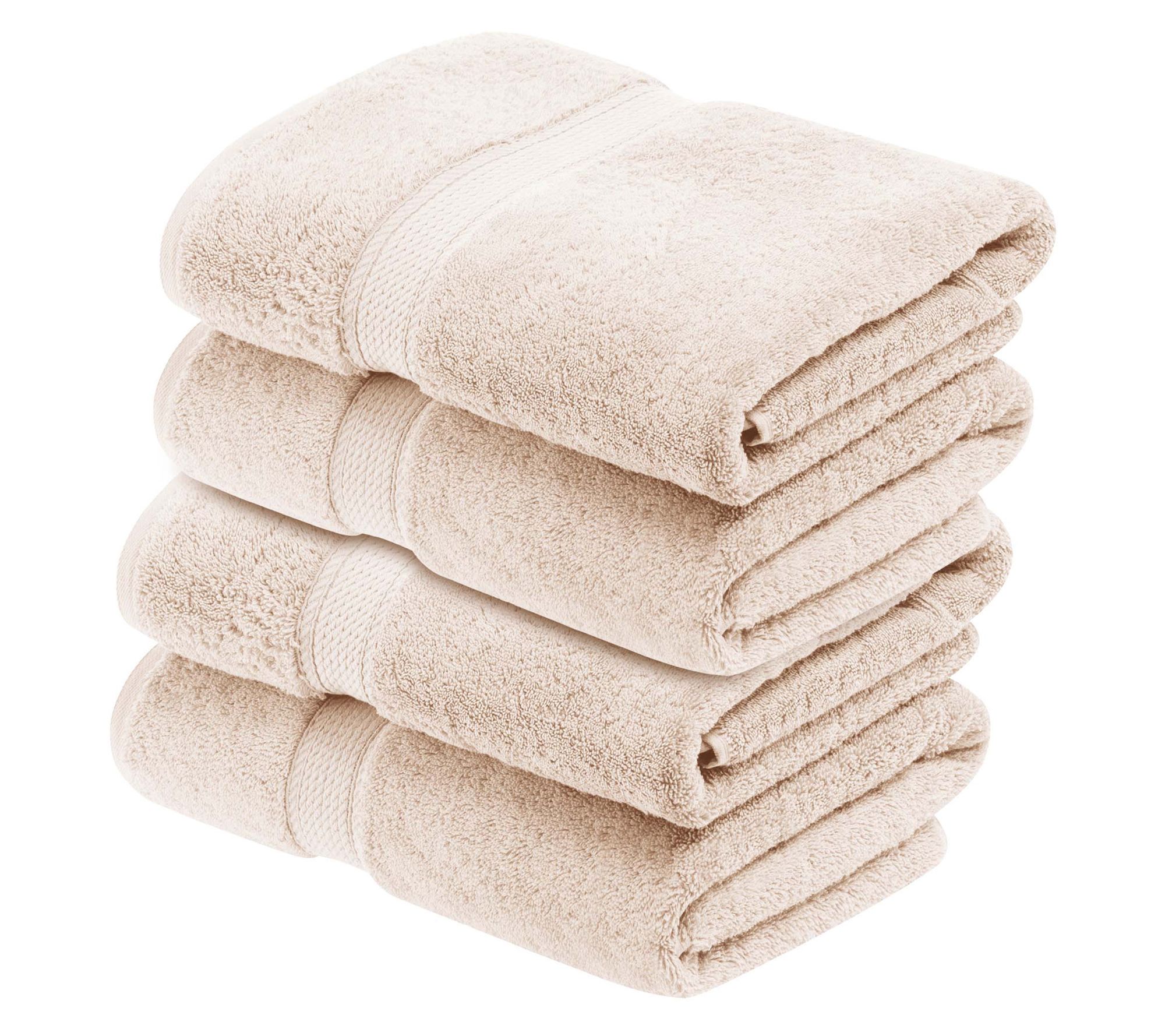 Superior Egyptian Cotton Plush Absorbent 4-PC Bath Towel Set