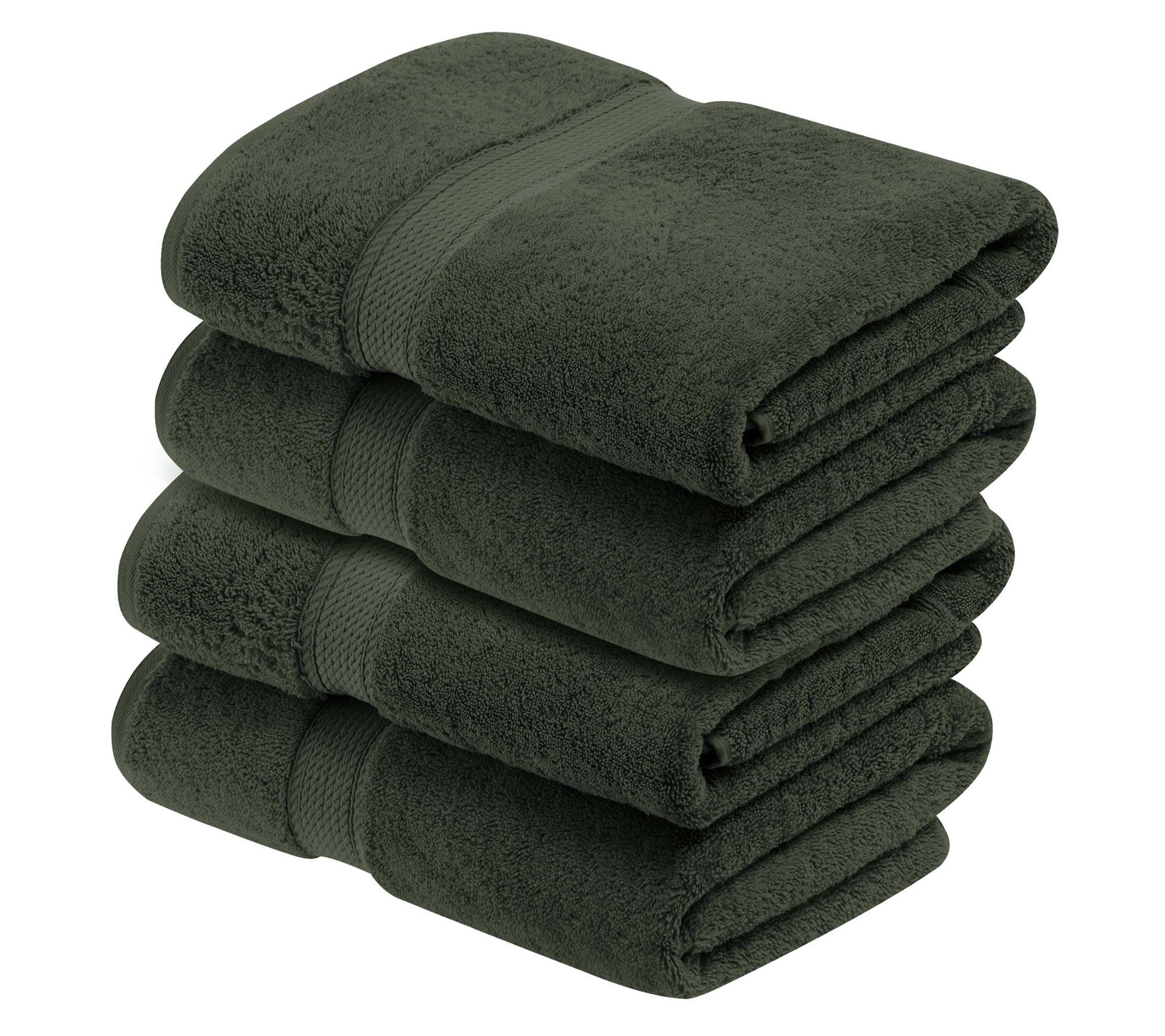 Superior Egyptian Cotton Plush Absorbent 4-PC Bath Towel Set