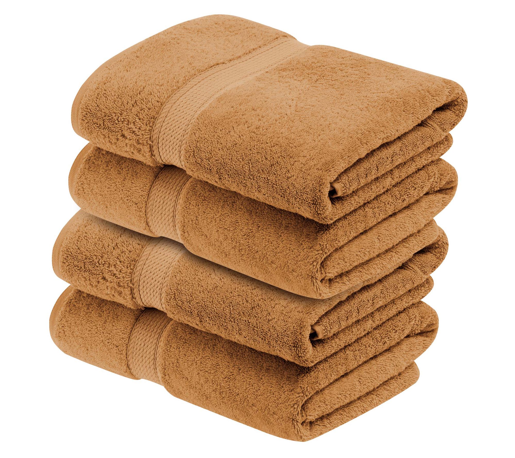 Superior Egyptian Cotton Plush Absorbent 4-PC Bath Towel Set