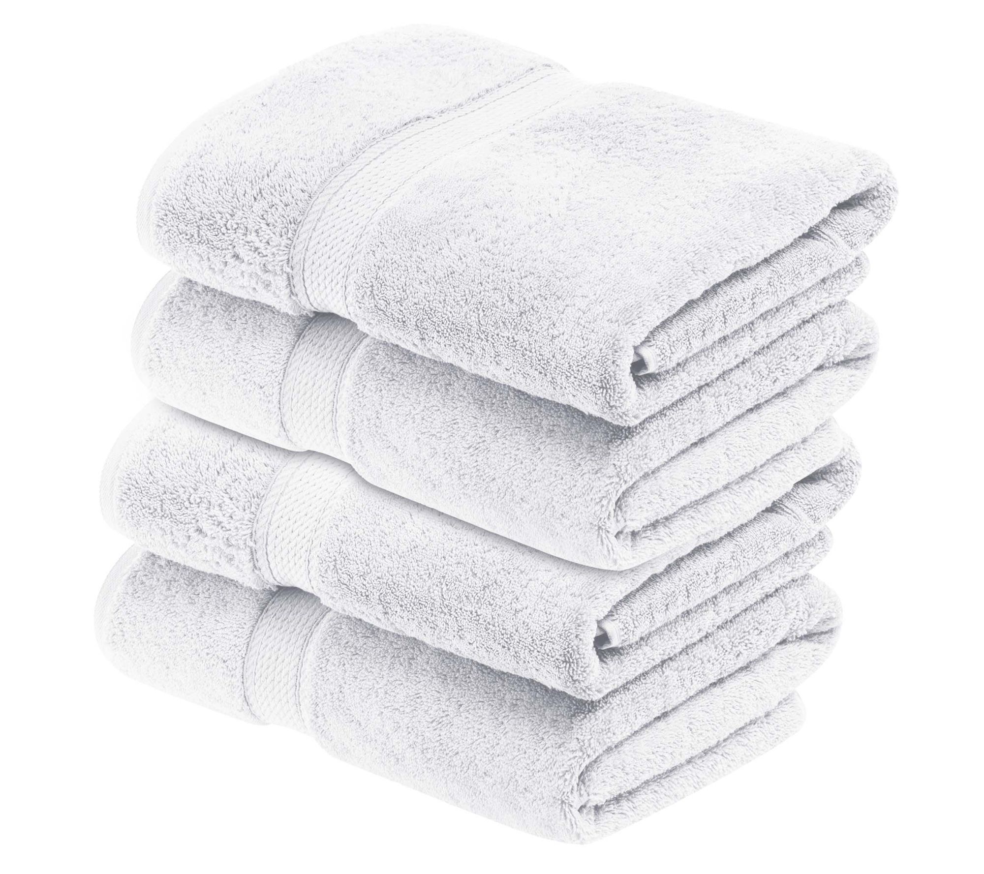 Superior Egyptian Cotton Plush Absorbent 4-PC B ath Towel Set