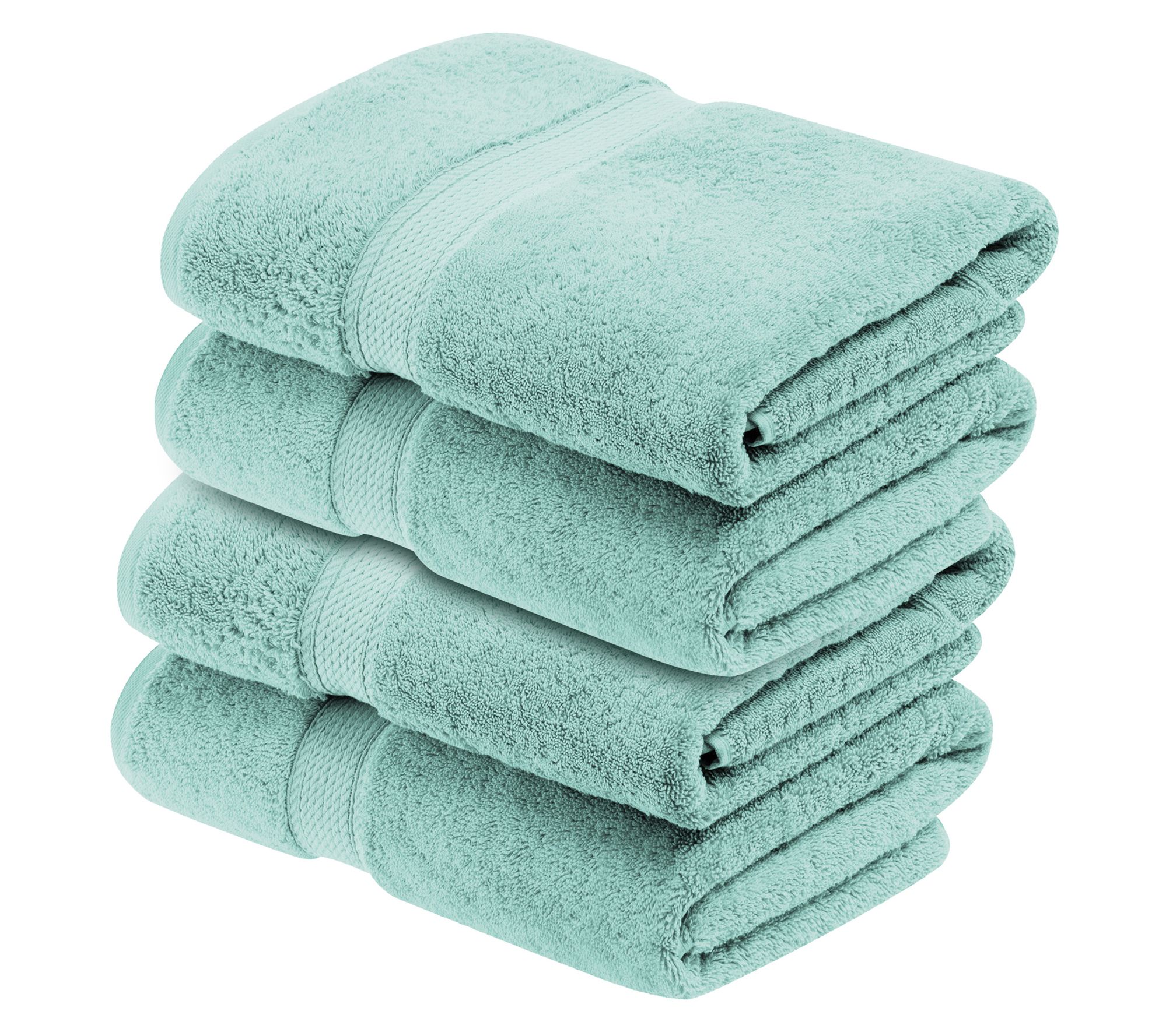 Superior Egyptian Cotton Plush Absorbent 4-PC Bath Towel Set