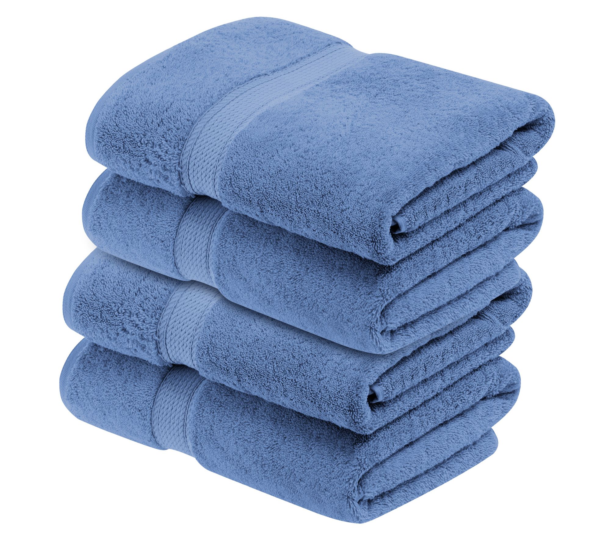Superior Egyptian Cotton Plush Absorbent 4-PC Bath Towel Set