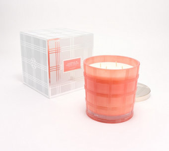 HomeWorx by Slatkin & Co. 50-oz Luxe Jasmine & White Peach Candle