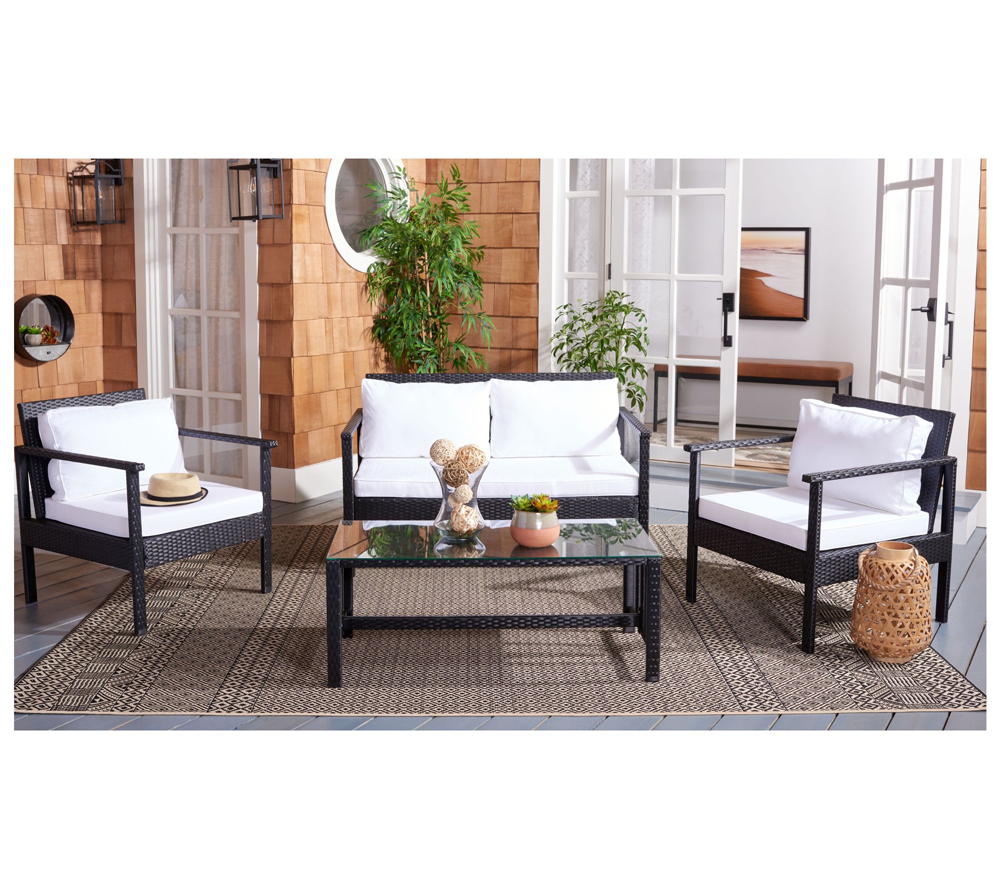 Safavieh Garnen 4 Piece Living Set