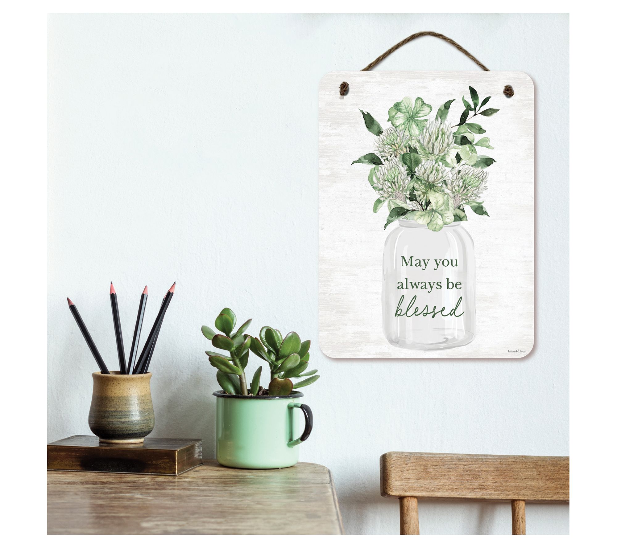 Courtside Market May You Always Be Blessed 12x16 Hanging Sign