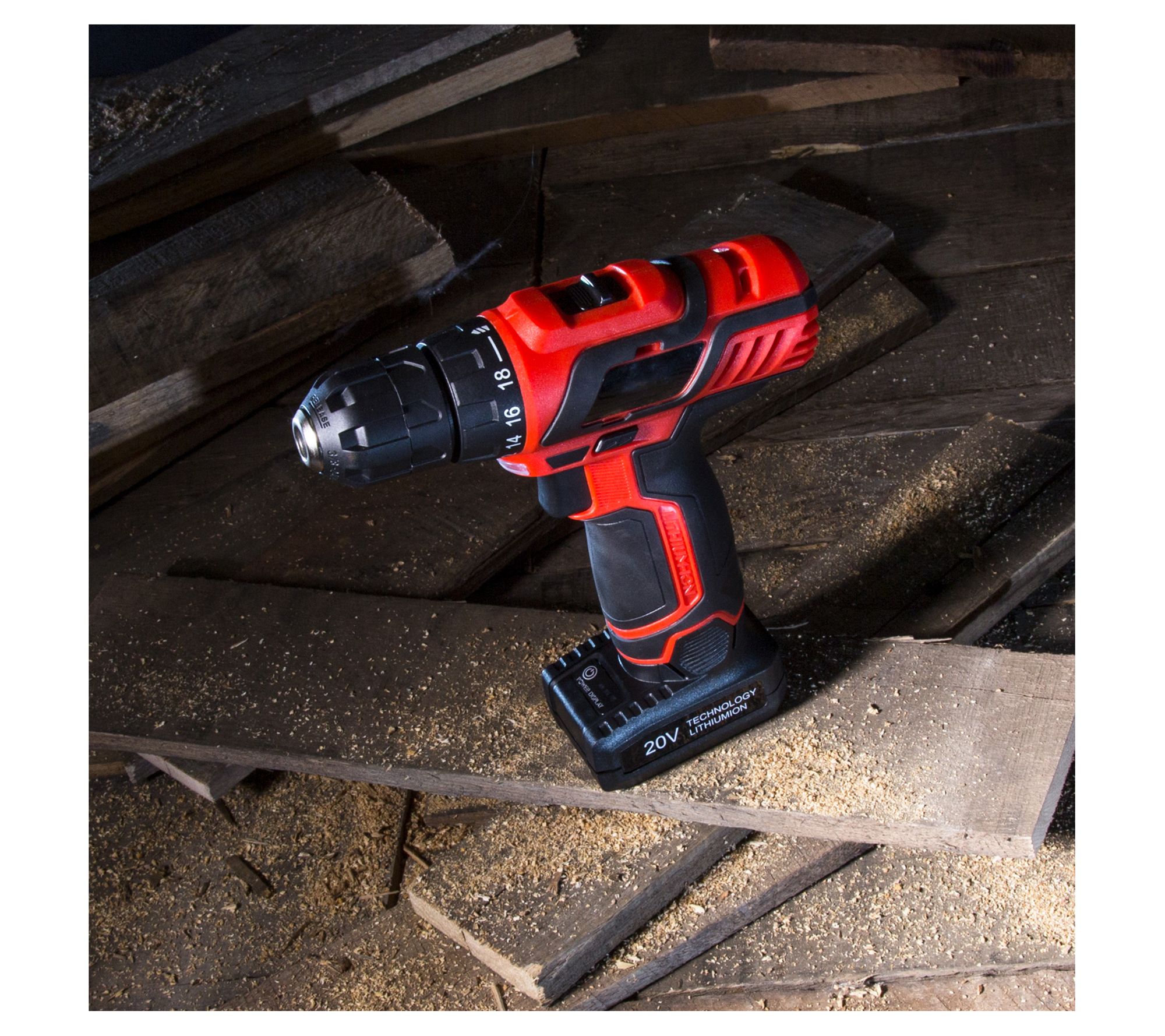 Stalwart 65-Piece Drill Set Cordless Drill and Accessory Kit