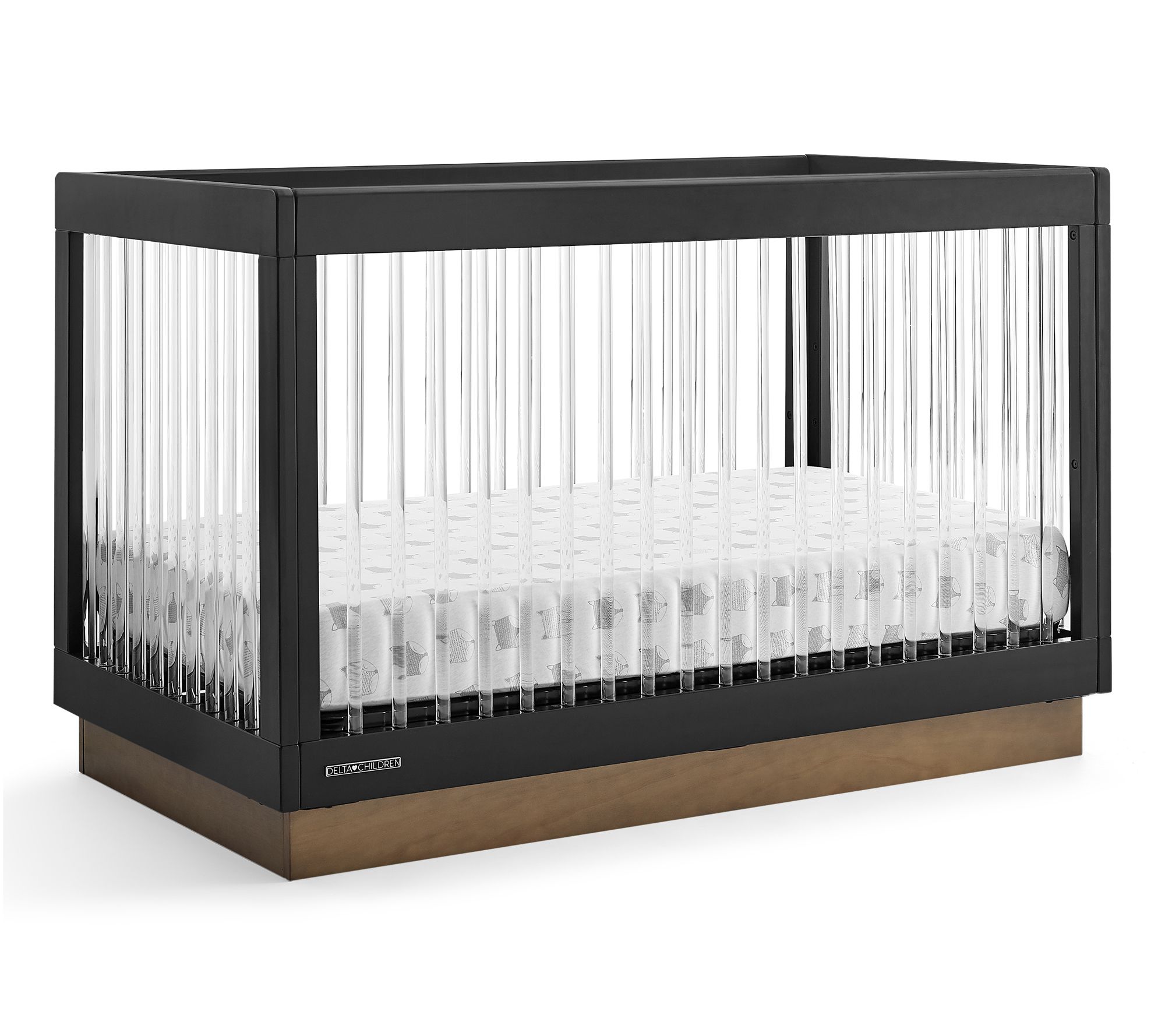 Delta Children James Acrylic 4-in-1 Convertible Crib