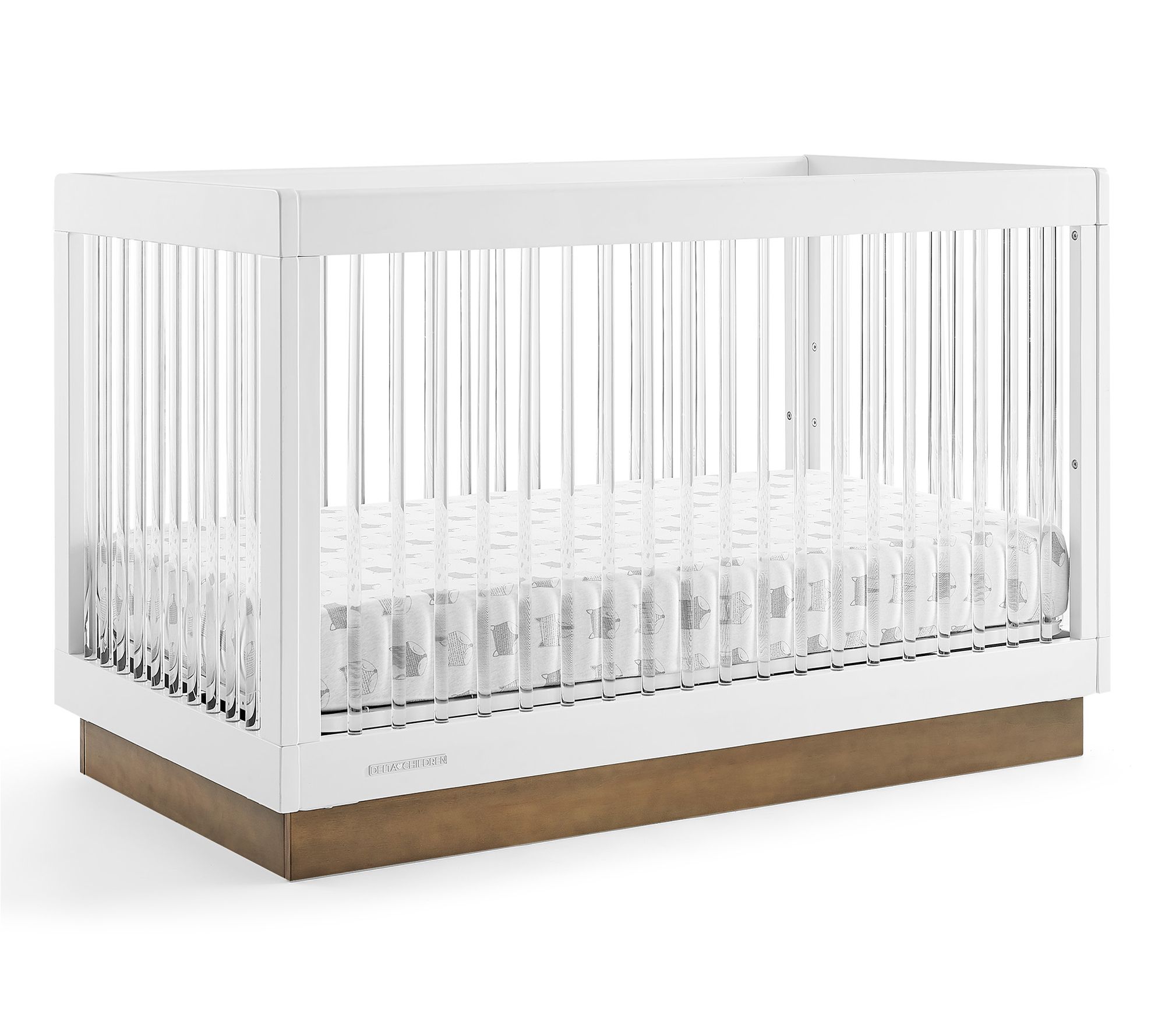 Delta Children James Acrylic 4-in-1 Convertible Crib