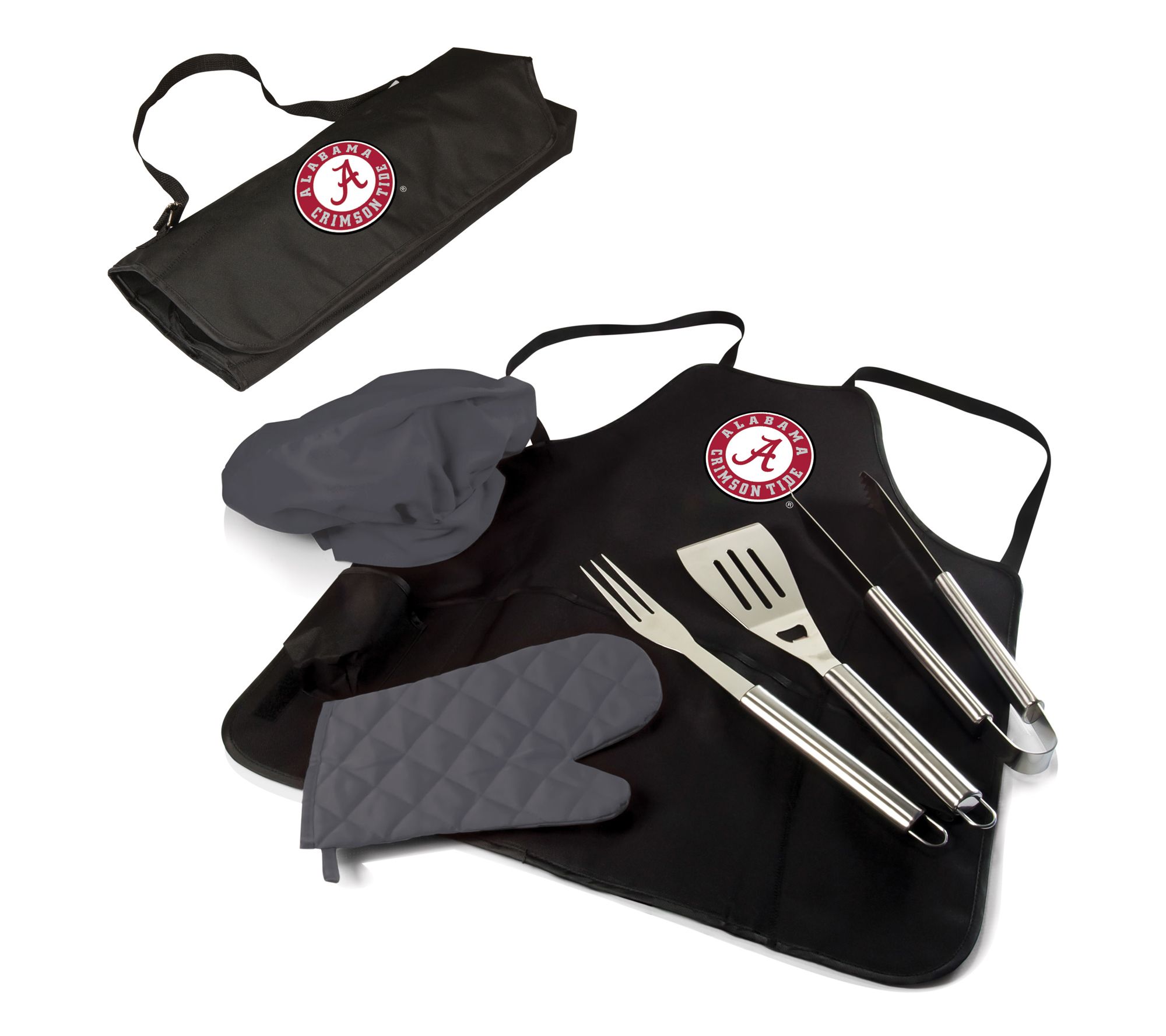 Oniva NCAA BBQ Apron Tote Pro Grill Set