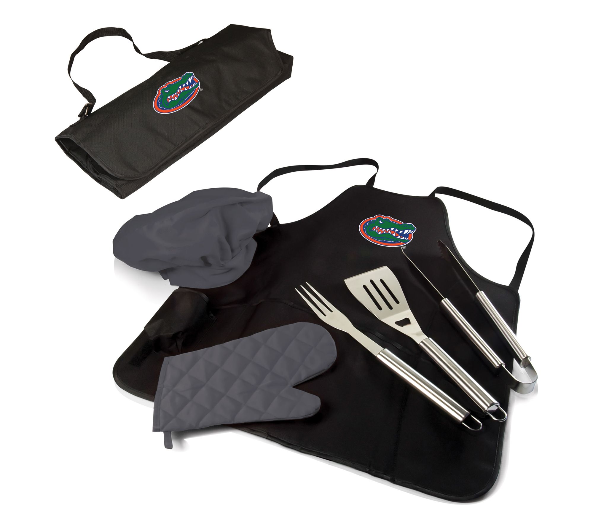 Oniva NCAA BBQ Apron Tote Pro Grill Set