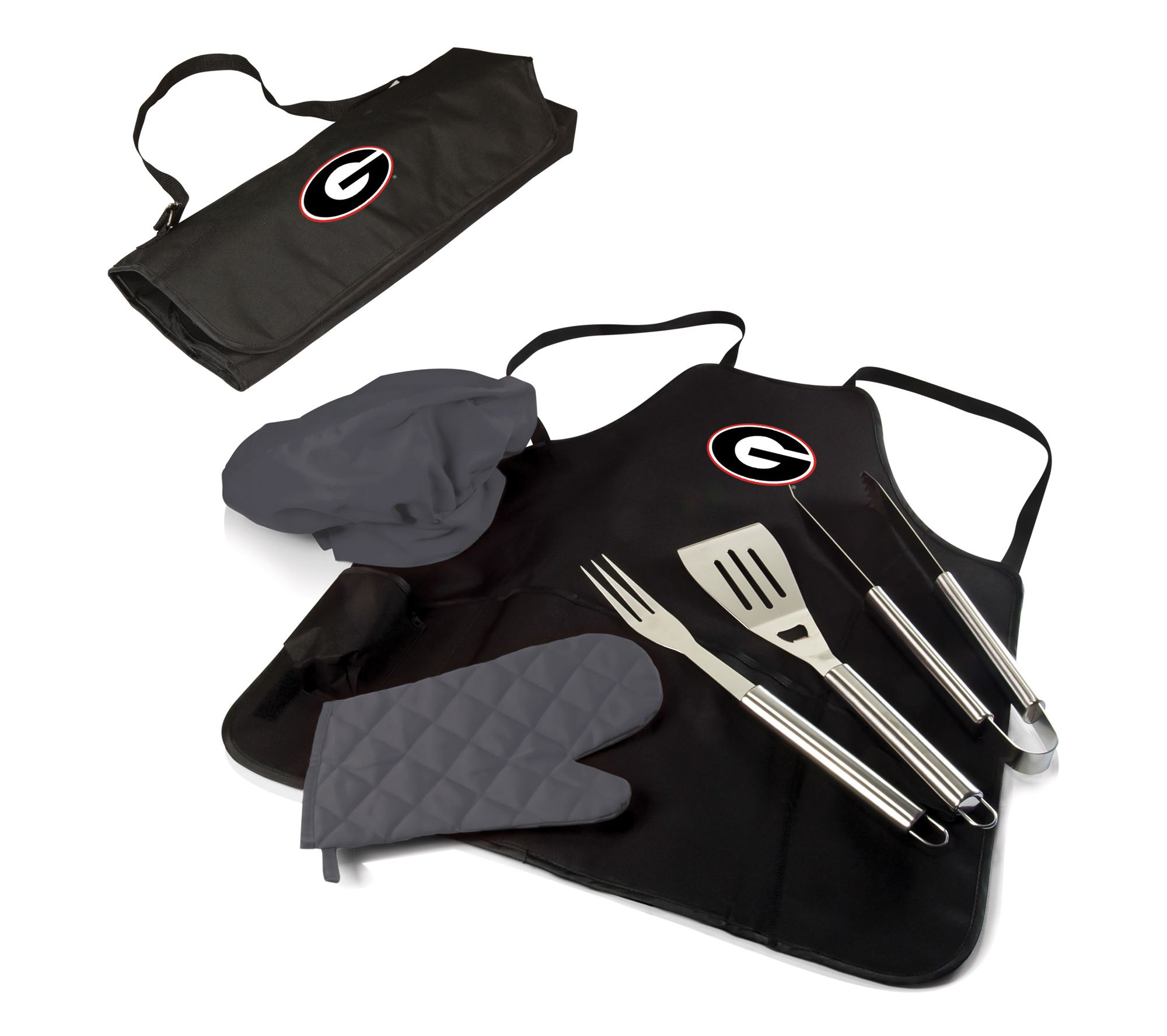 Oniva NCAA BBQ Apron Tote Pro Grill Set