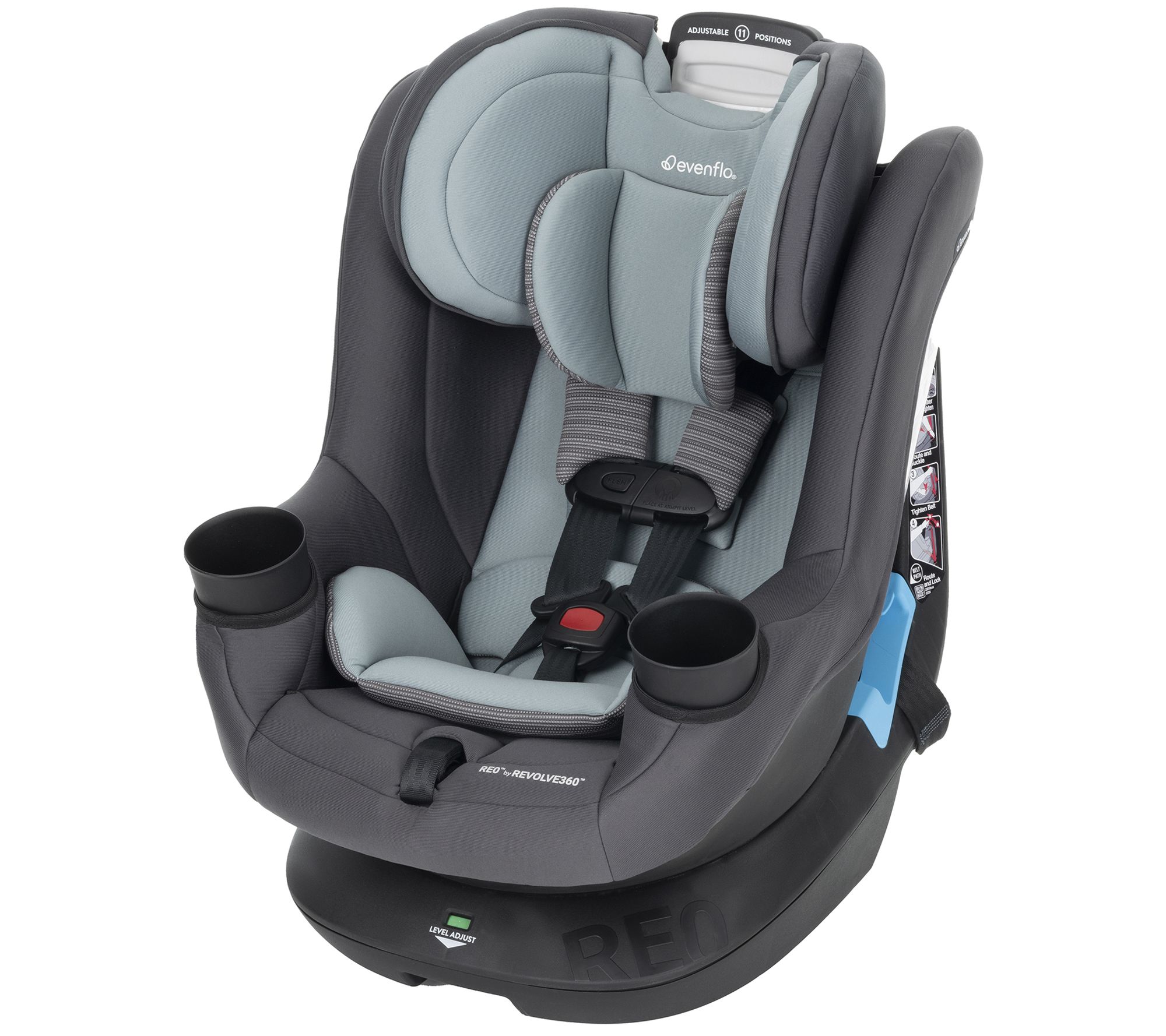 Evenflo REO by Revolve360 Rotational Convertible Car Seat
