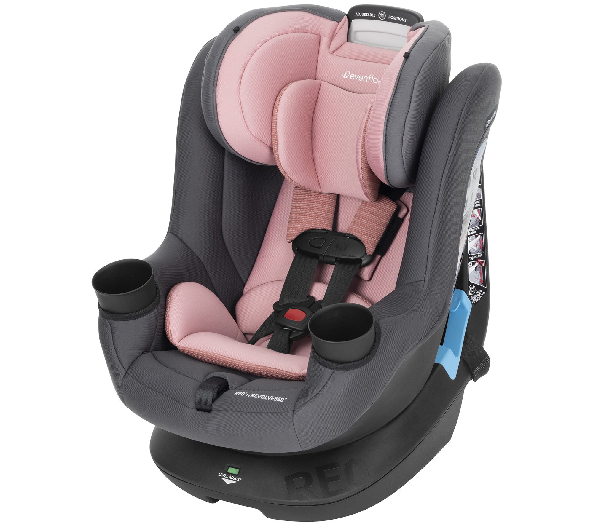 Evenflo REO by Revolve360 Rotational Convertible Car Seat
