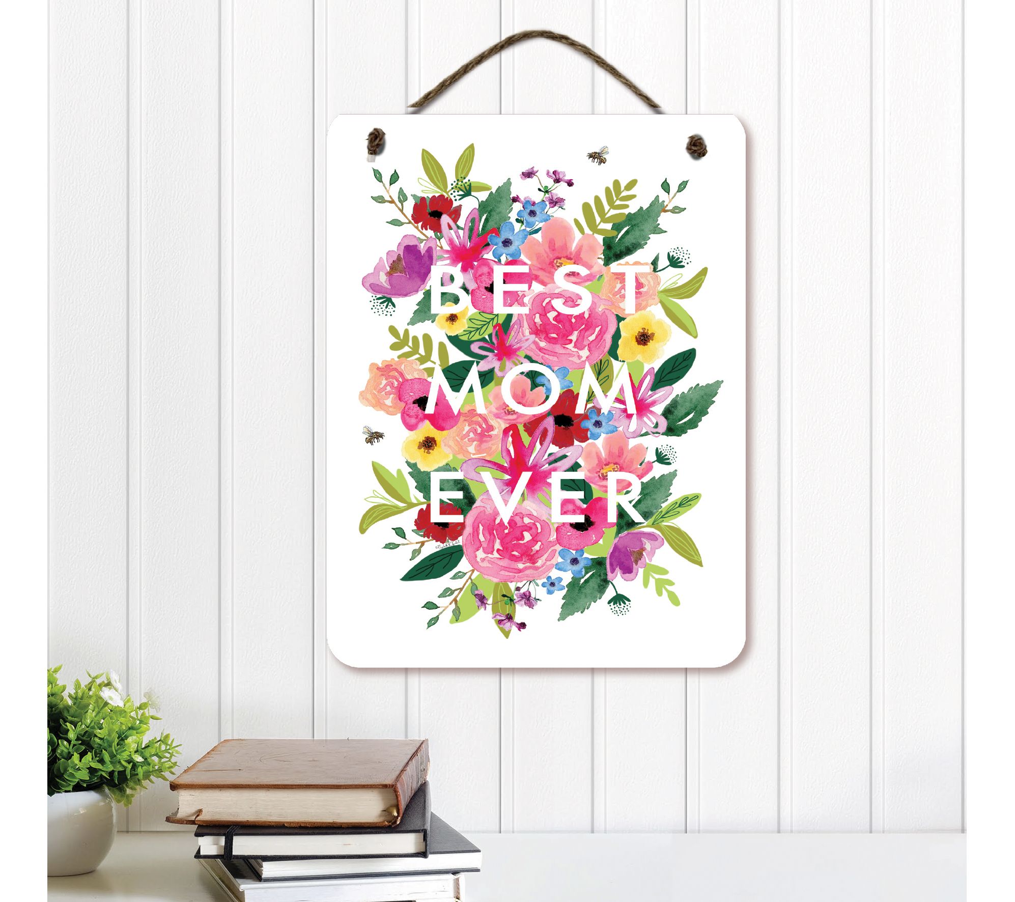 Courtside Market Best mom ever 12x16 Artboard with Twine