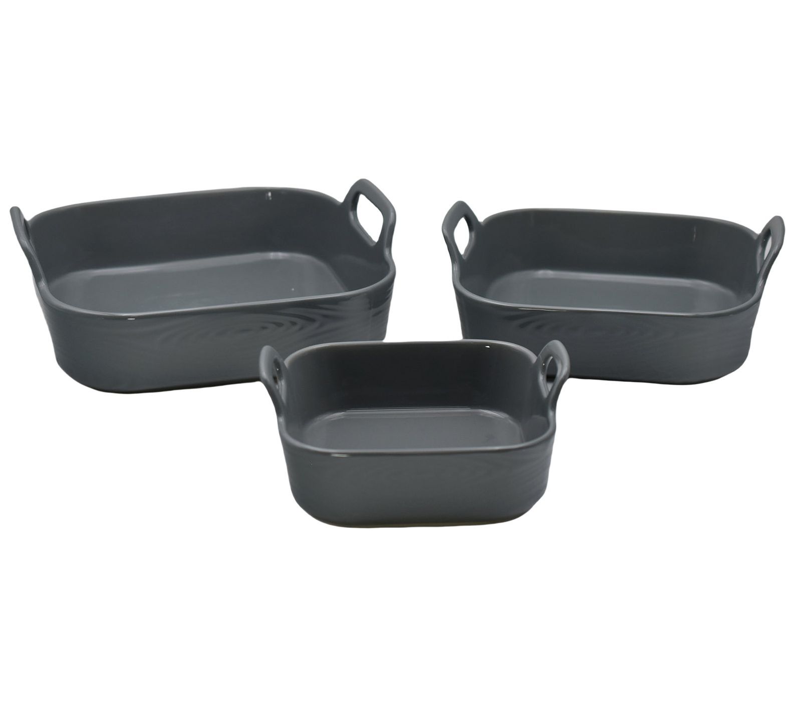 "As Is" Temp-tations Woodland 3-Piece Serving Set