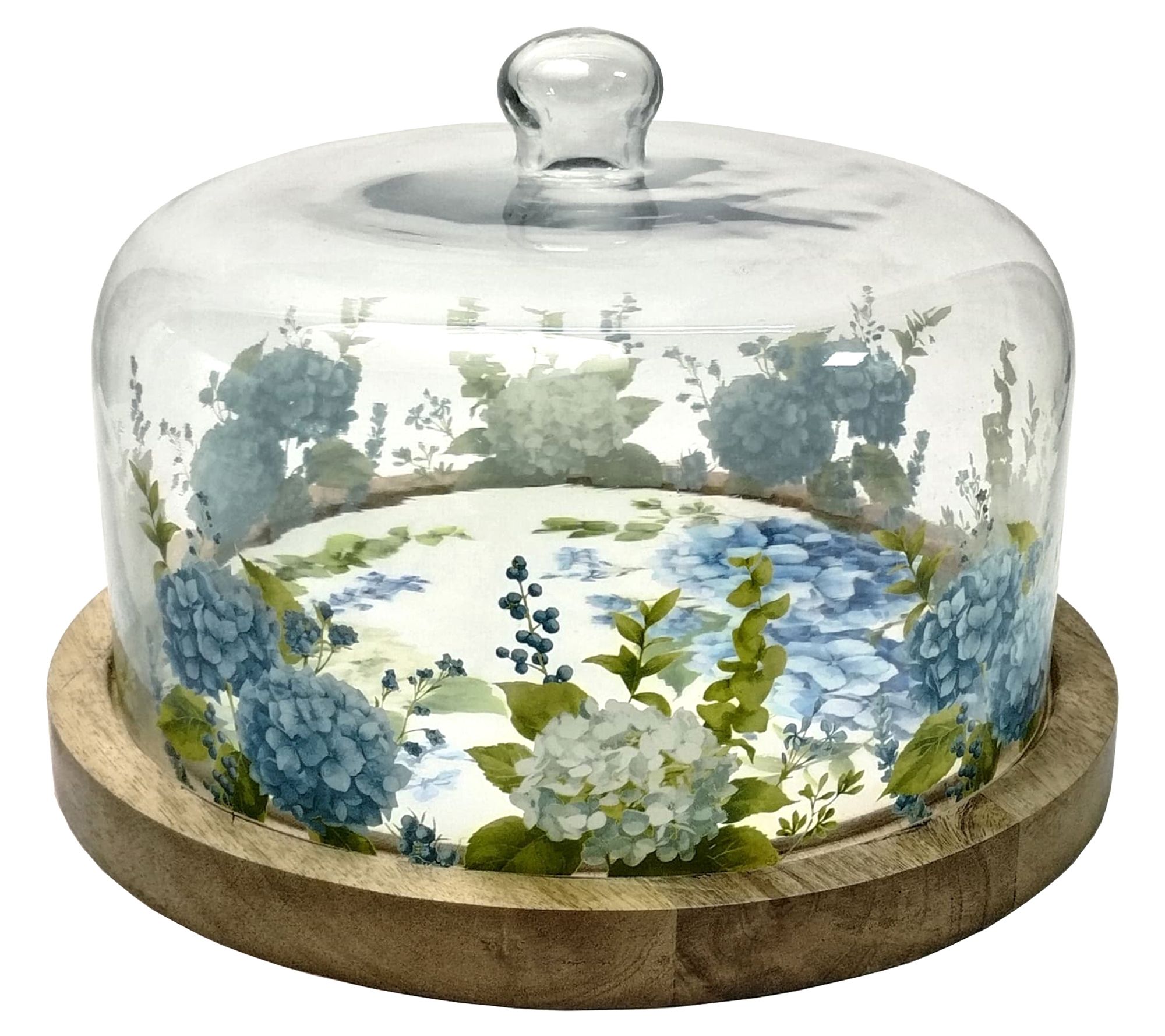"As Is" Temp-tations Special Edition 13" Cake Plate with Glass Lid
