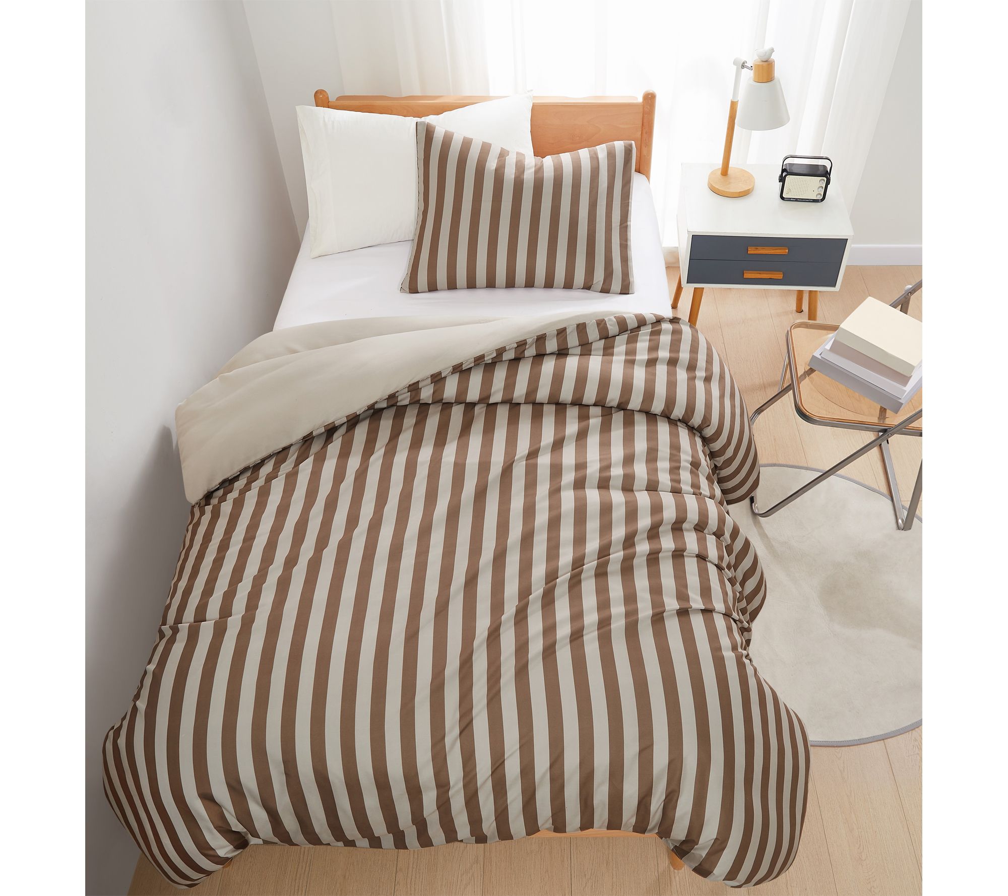 Truly Soft Weston Stripe 2 Piece Twin XL DuvetSet