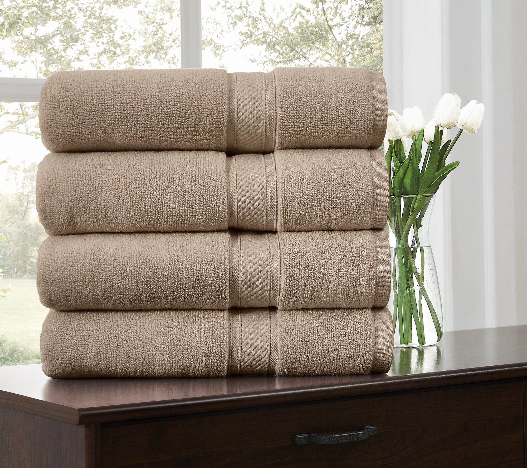 Royal Velvet Regal Plush 4 Piece Bath Towel